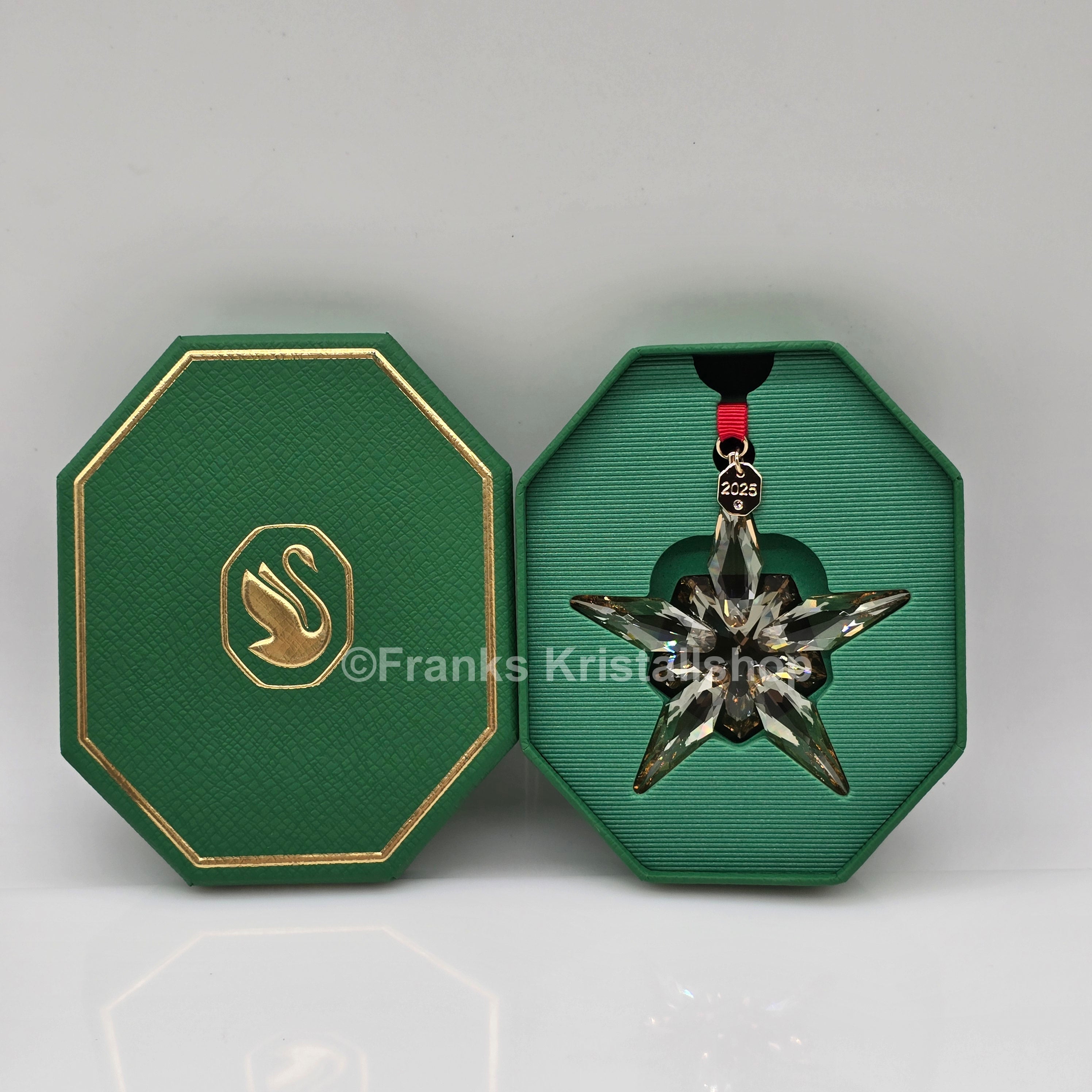 SWAROVSKI Christmas Star 2025 Large Gold Festive 5701826 – Franks