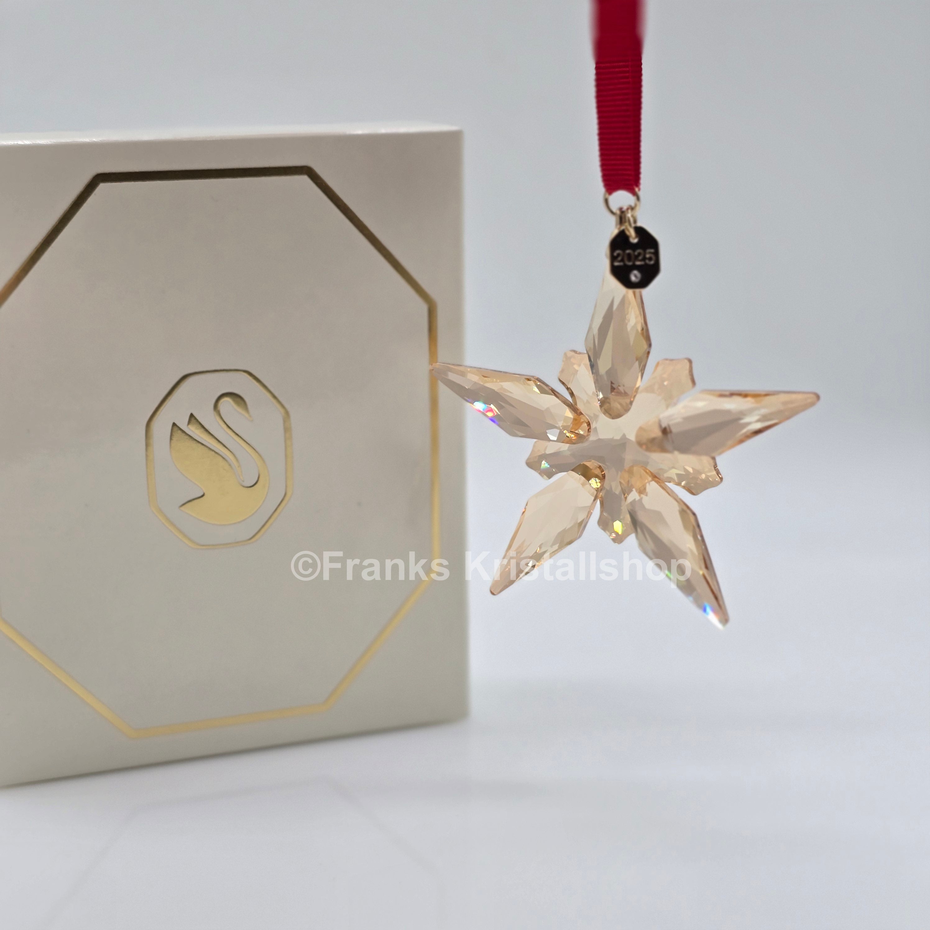 SWAROVSKI Weihnachtsstern 2025 Groß Gold Festive 5701826