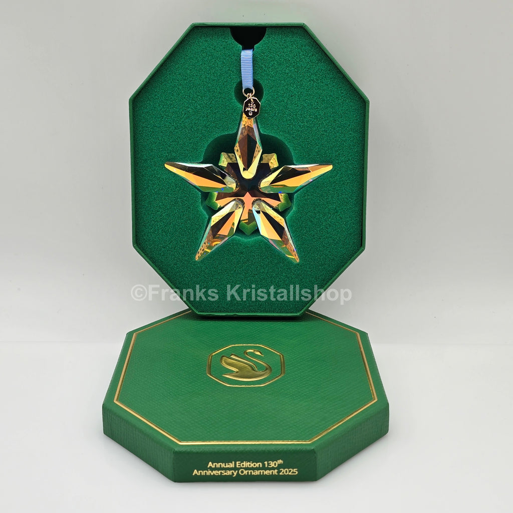 SWAROVSKI Weihnachtsstern 2025 Jubiläumsornament 130 Jahre Swarovski 5701844