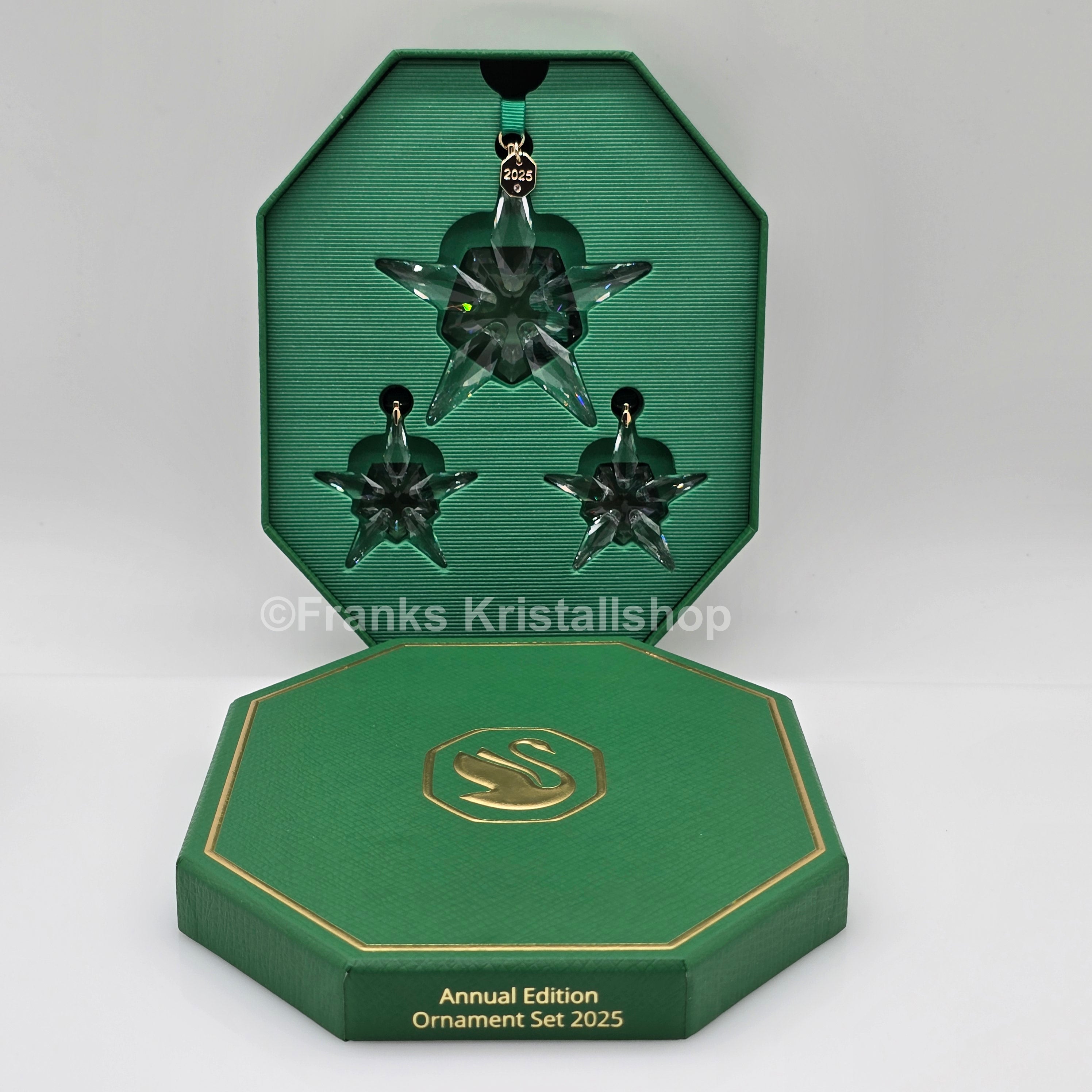 SWAROVSKI Weihnachtsstern 2025 Klar 3er Set 5701854