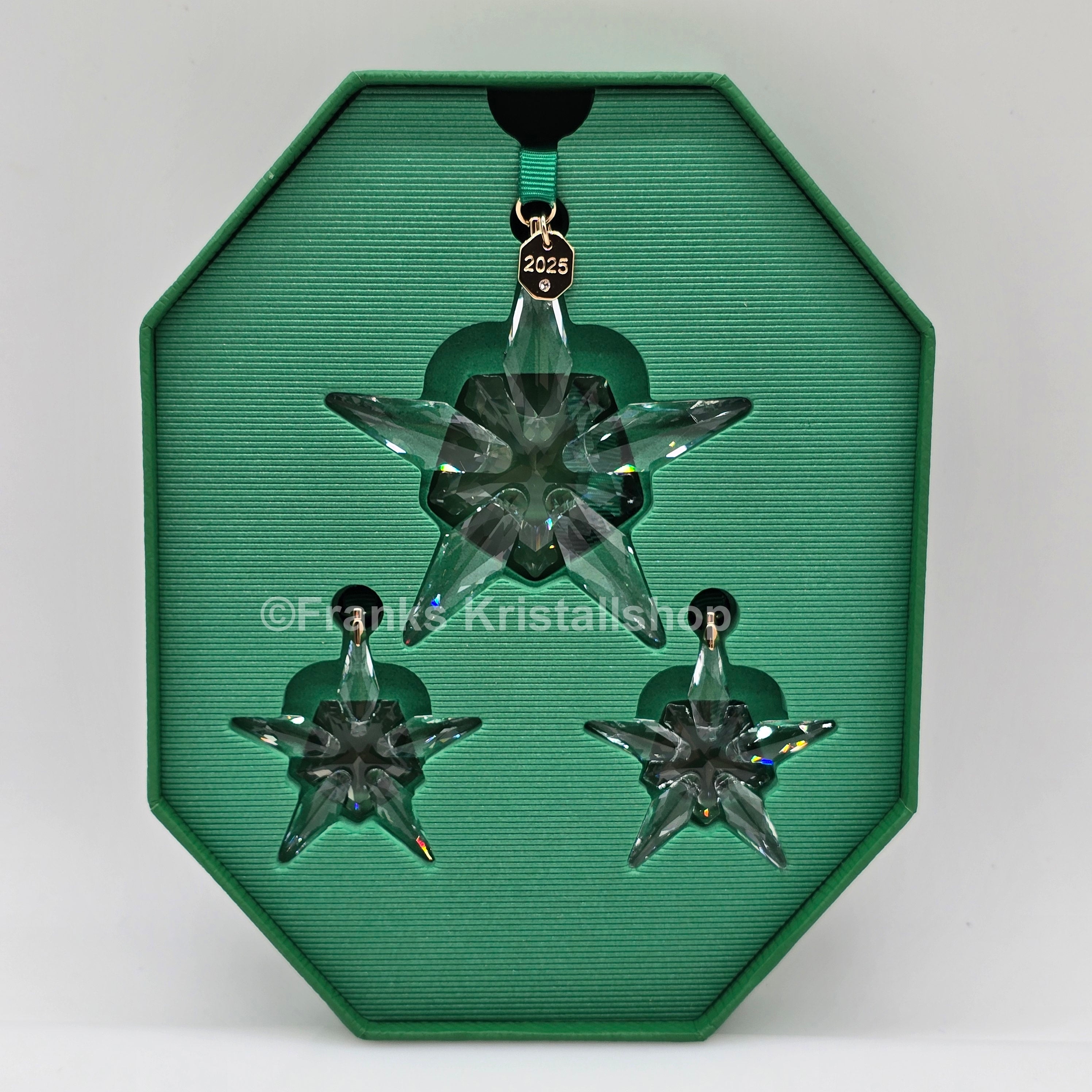 SWAROVSKI Weihnachtsstern 2025 Klar 3er Set 5701854