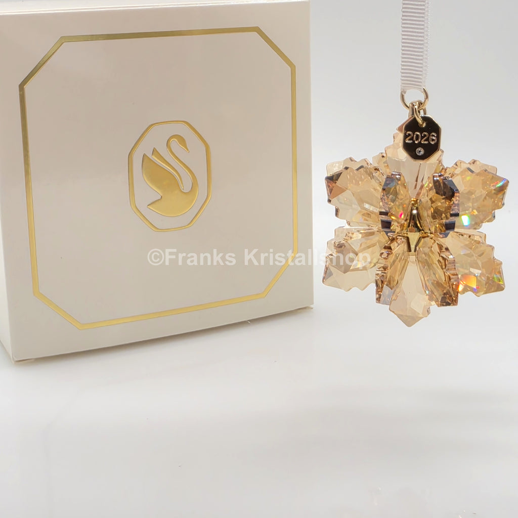 SWAROVSKI Weihnachtsstern 2026 3D Gold Festive 5731942