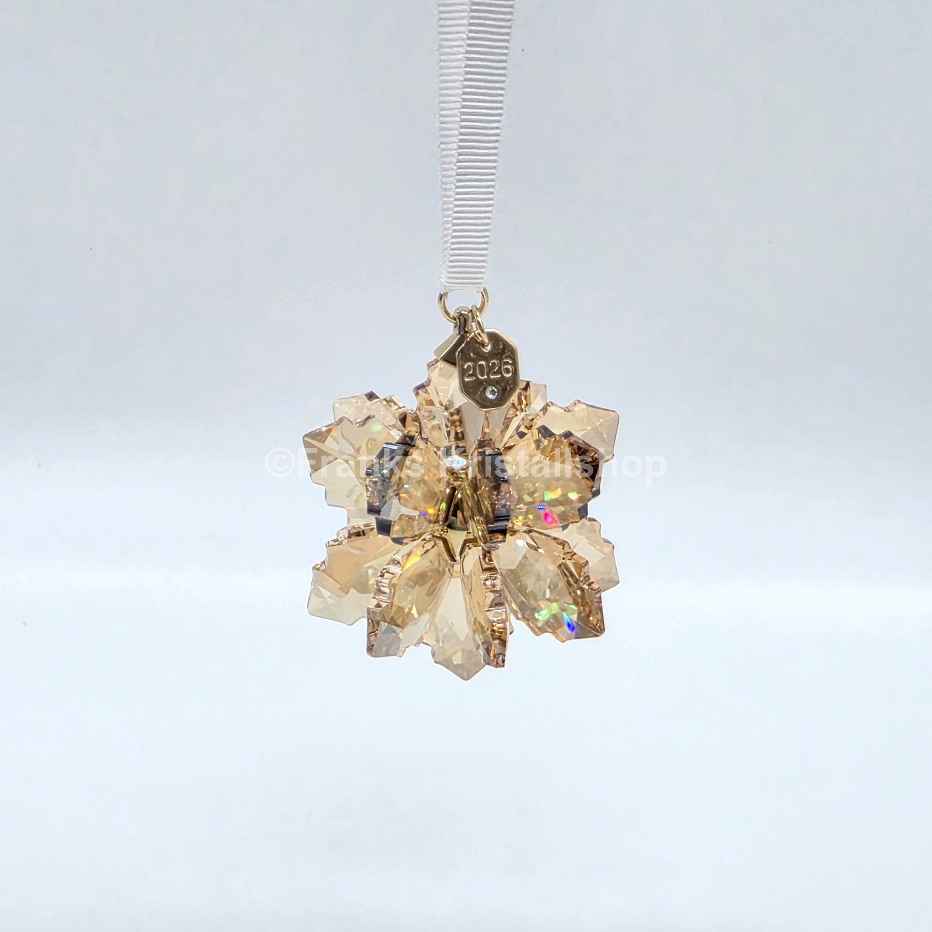 SWAROVSKI Weihnachtsstern 2026 3D Gold Festive 5731942