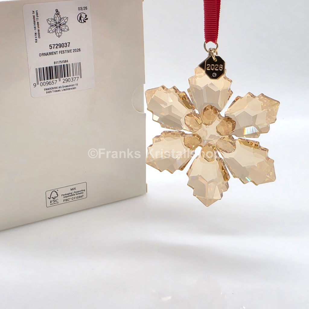 SWAROVSKI Weihnachtsstern 2026 Groß Gold Festive 5729037
