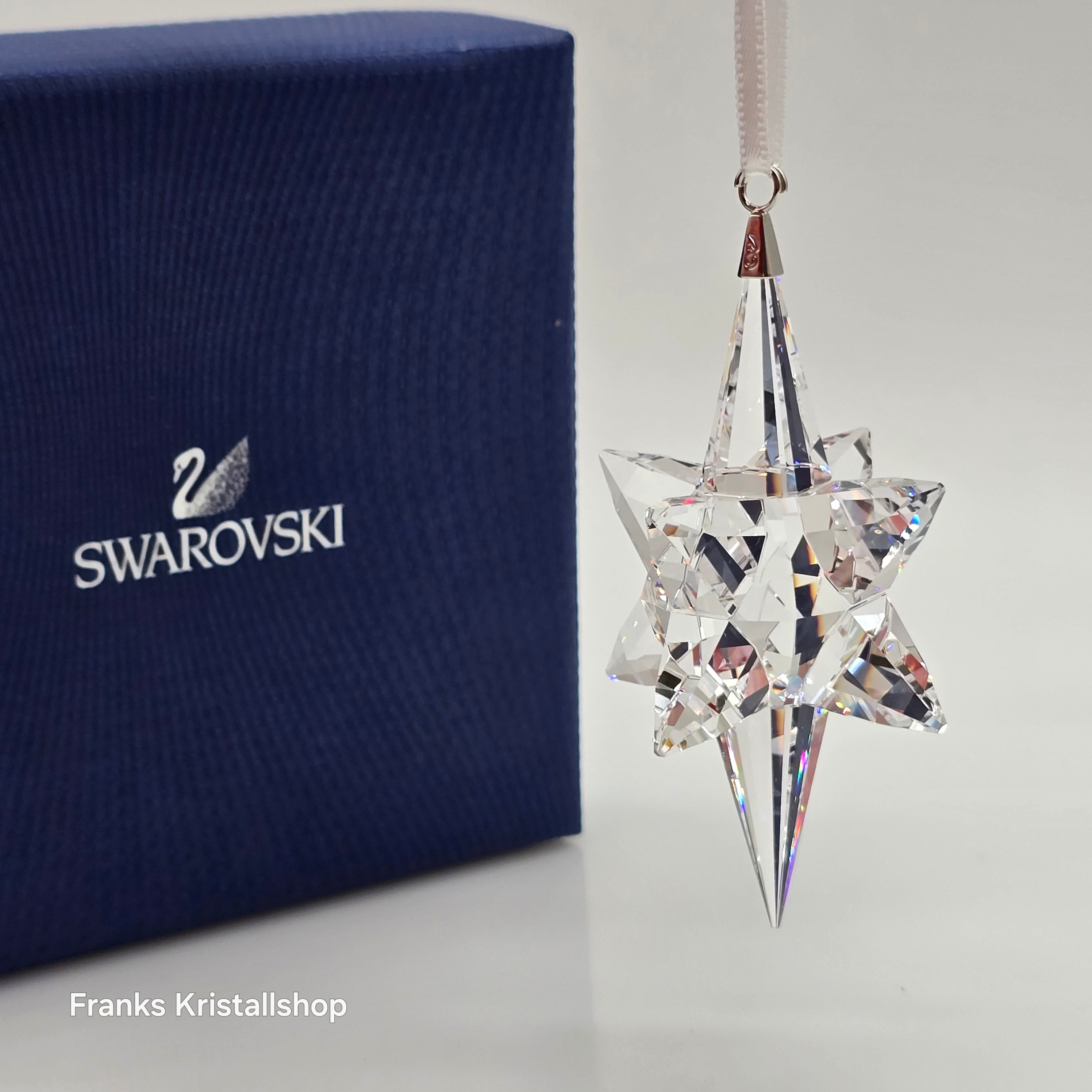 SWAROVSKI Weihnachtsstern 3D Ornament Groß, Klar 5287019 oU