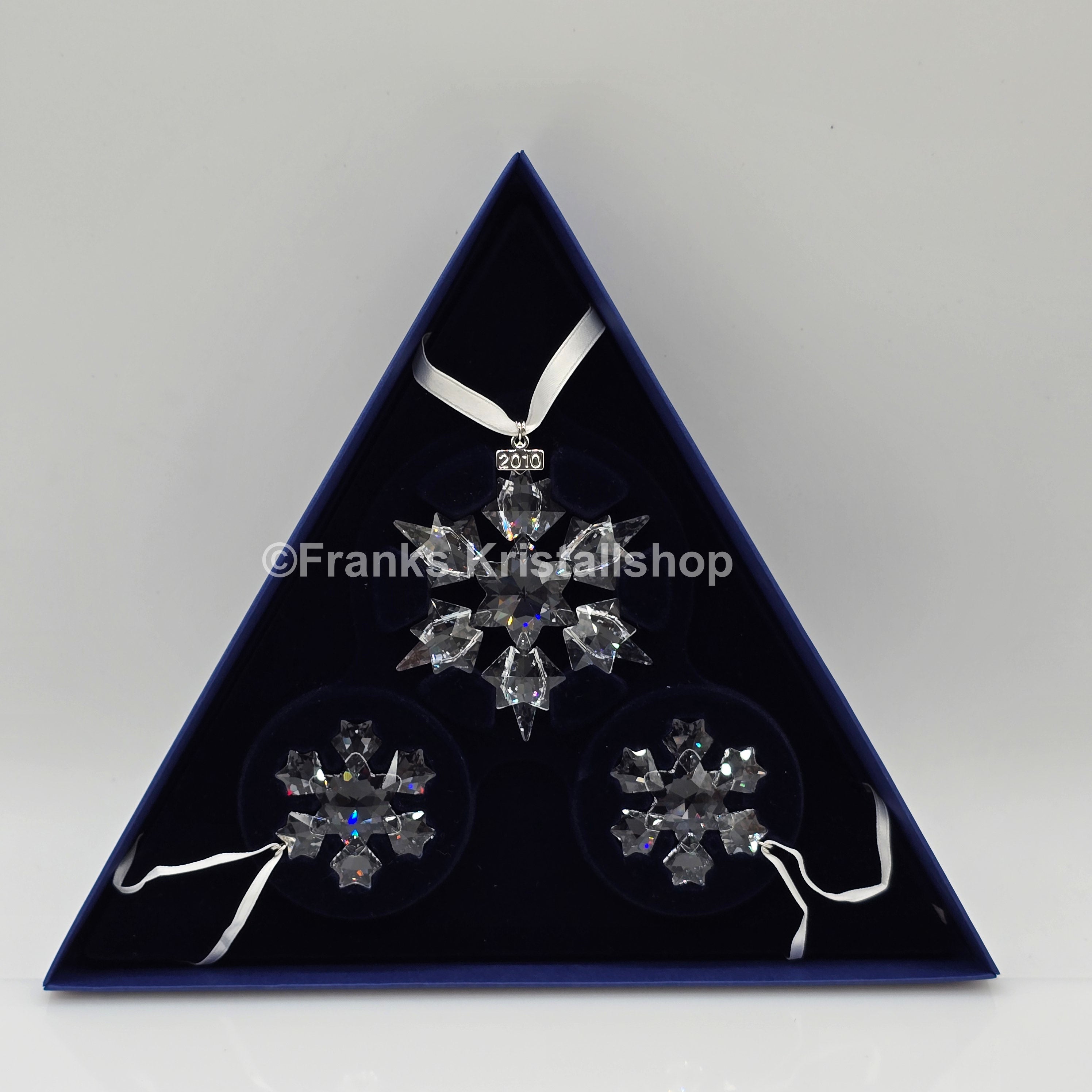 SWAROVSKI Weihnachtsstern 2010 klar 3er Set 1041316