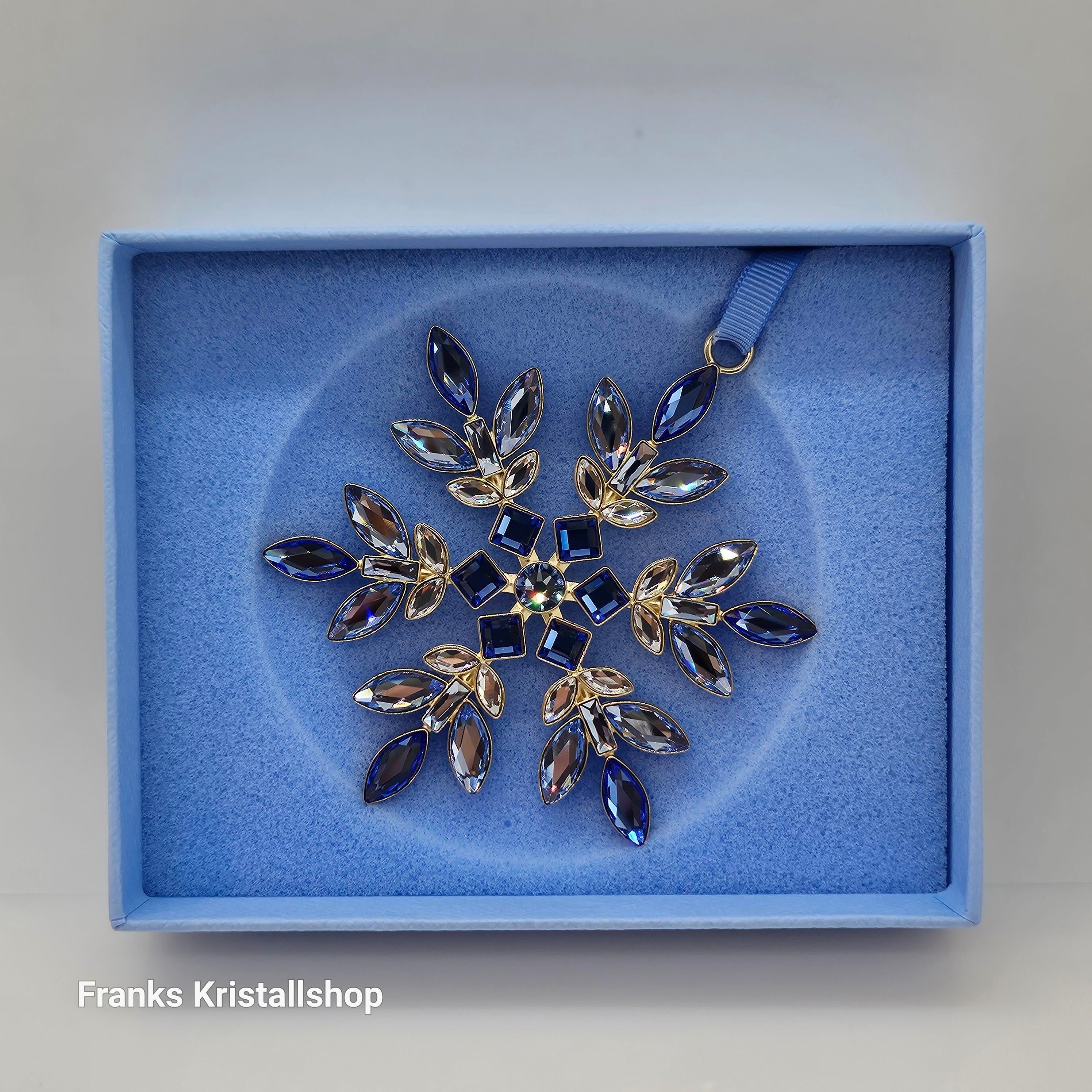 SWAROVSKI Weihnachtsstern Gema Blau Christmas Ornament 5691042