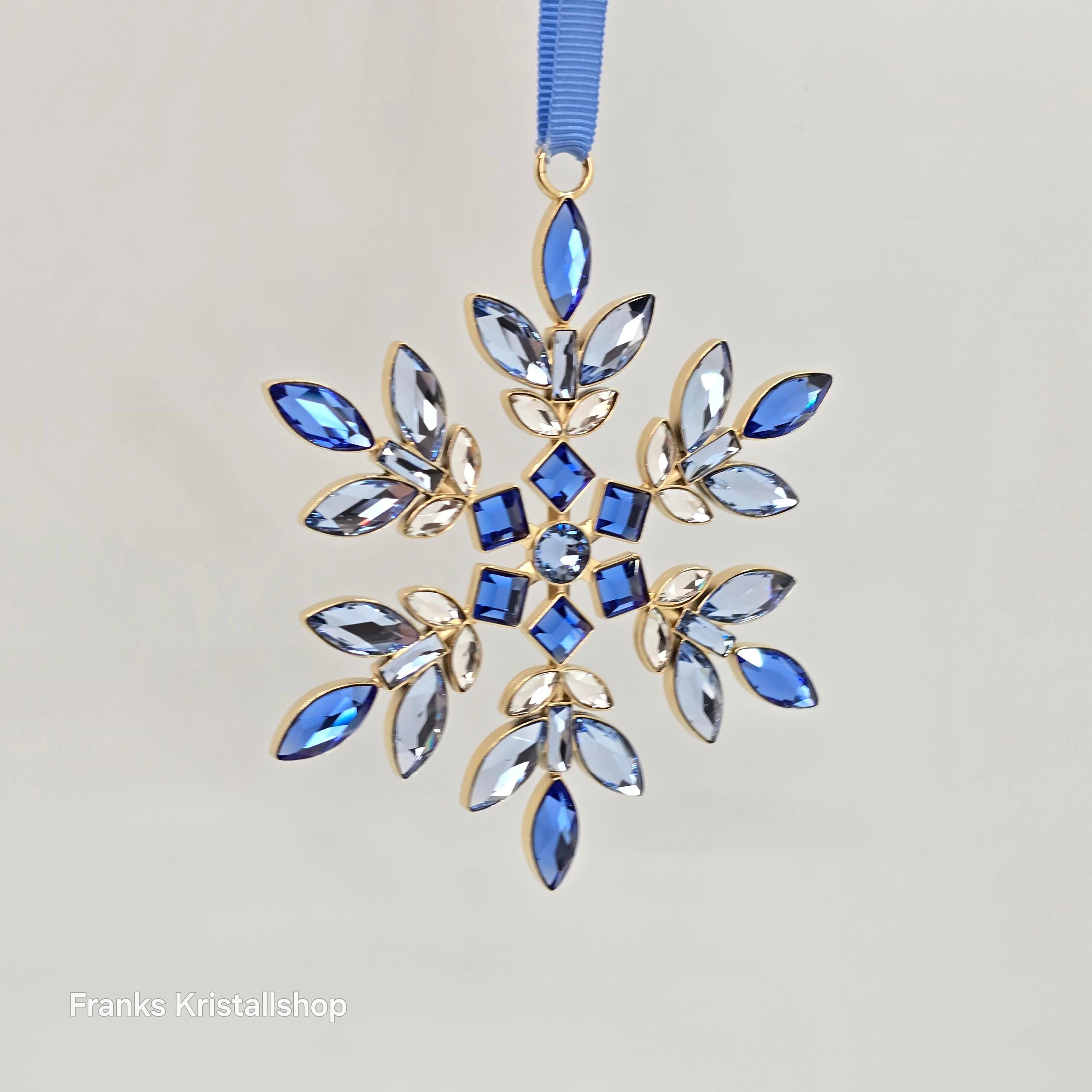 SWAROVSKI Weihnachtsstern Gema Blau Christmas Ornament 5691042