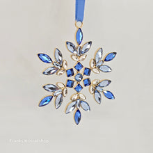 Lade das Bild in den Galerie-Viewer, SWAROVSKI Weihnachtsstern Gema Blau Christmas Ornament 5691042
