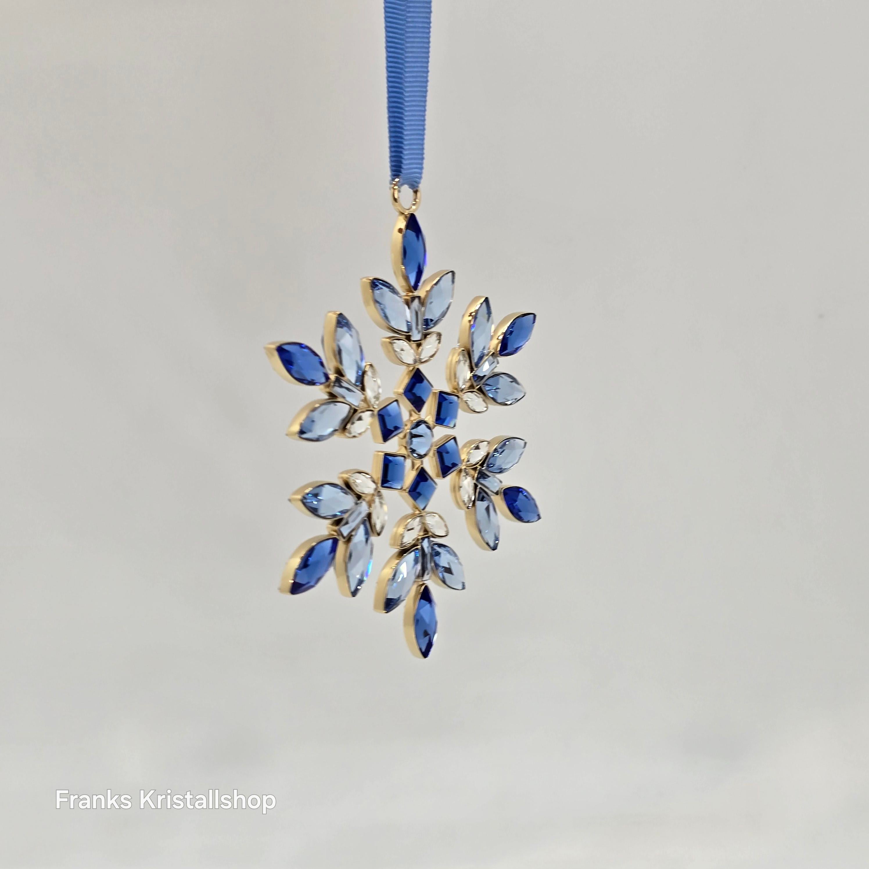 SWAROVSKI Weihnachtsstern Gema Blau Christmas Ornament 5691042