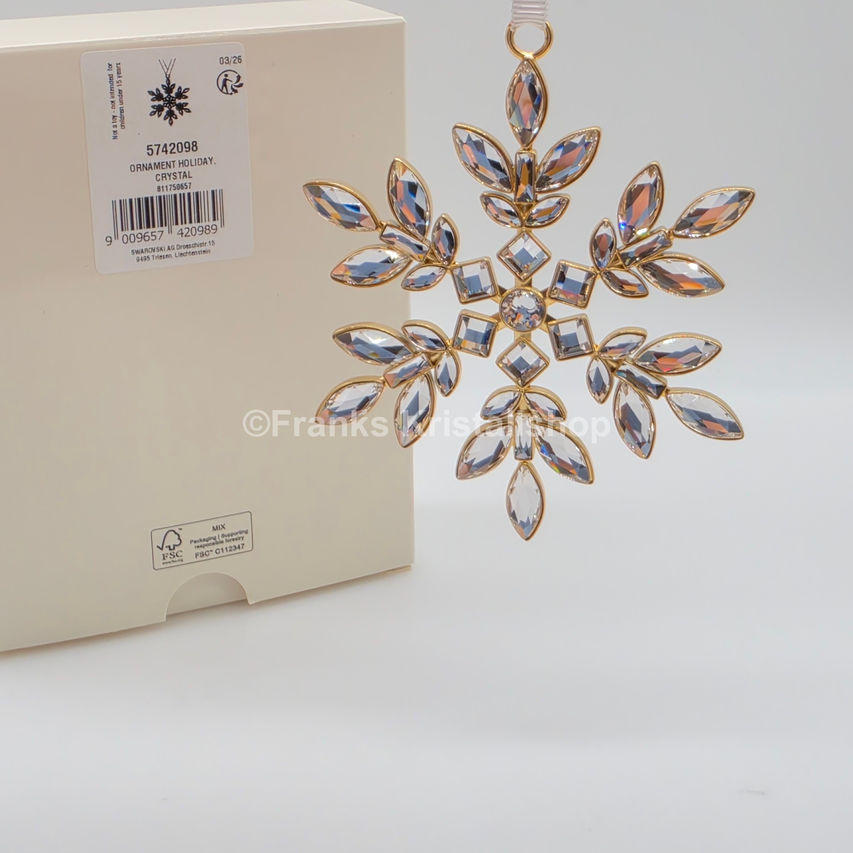 SWAROVSKI Weihnachtsstern Gema Crystal Christmas Ornament 5742098