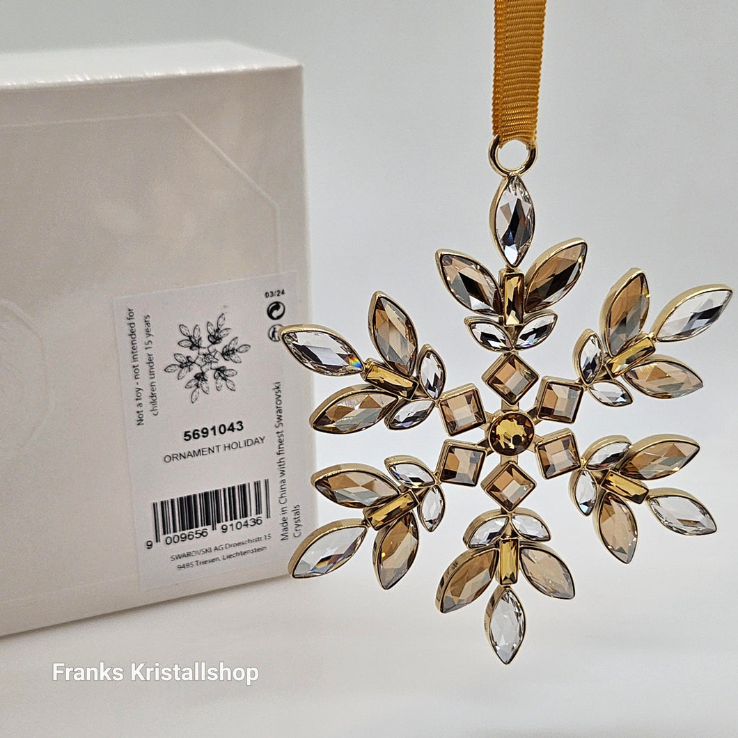 SWAROVSKI Weihnachtsstern Gema Gelb Christmas Ornament 5691043