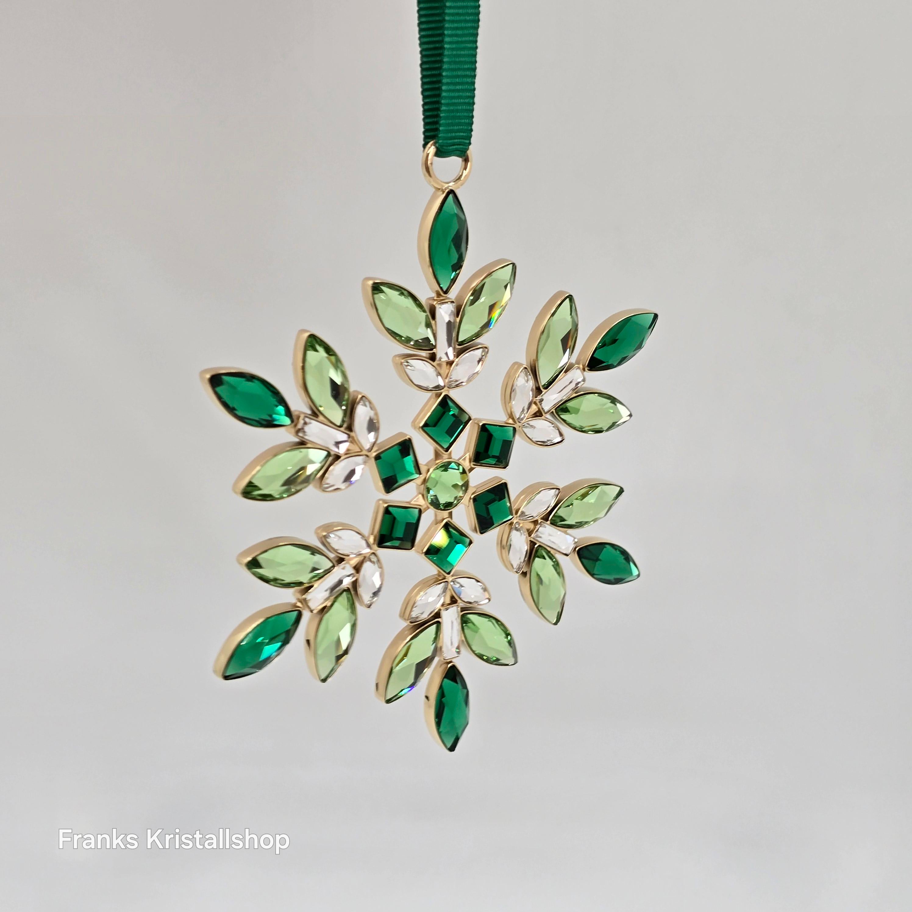 SWAROVSKI Weihnachtsstern Gema Grün Christmas Ornament 5691044