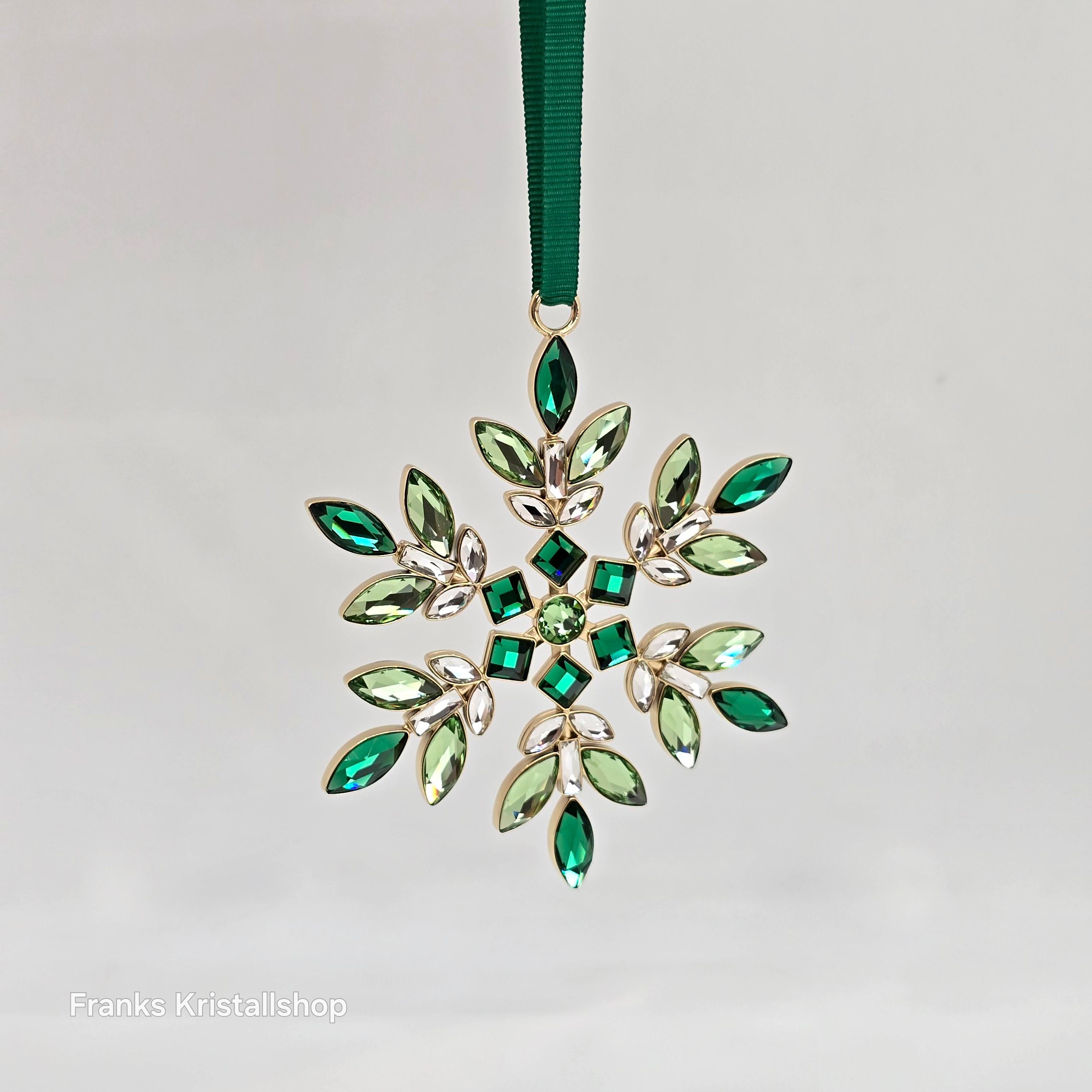 SWAROVSKI Weihnachtsstern Gema Grün Christmas Ornament 5691044