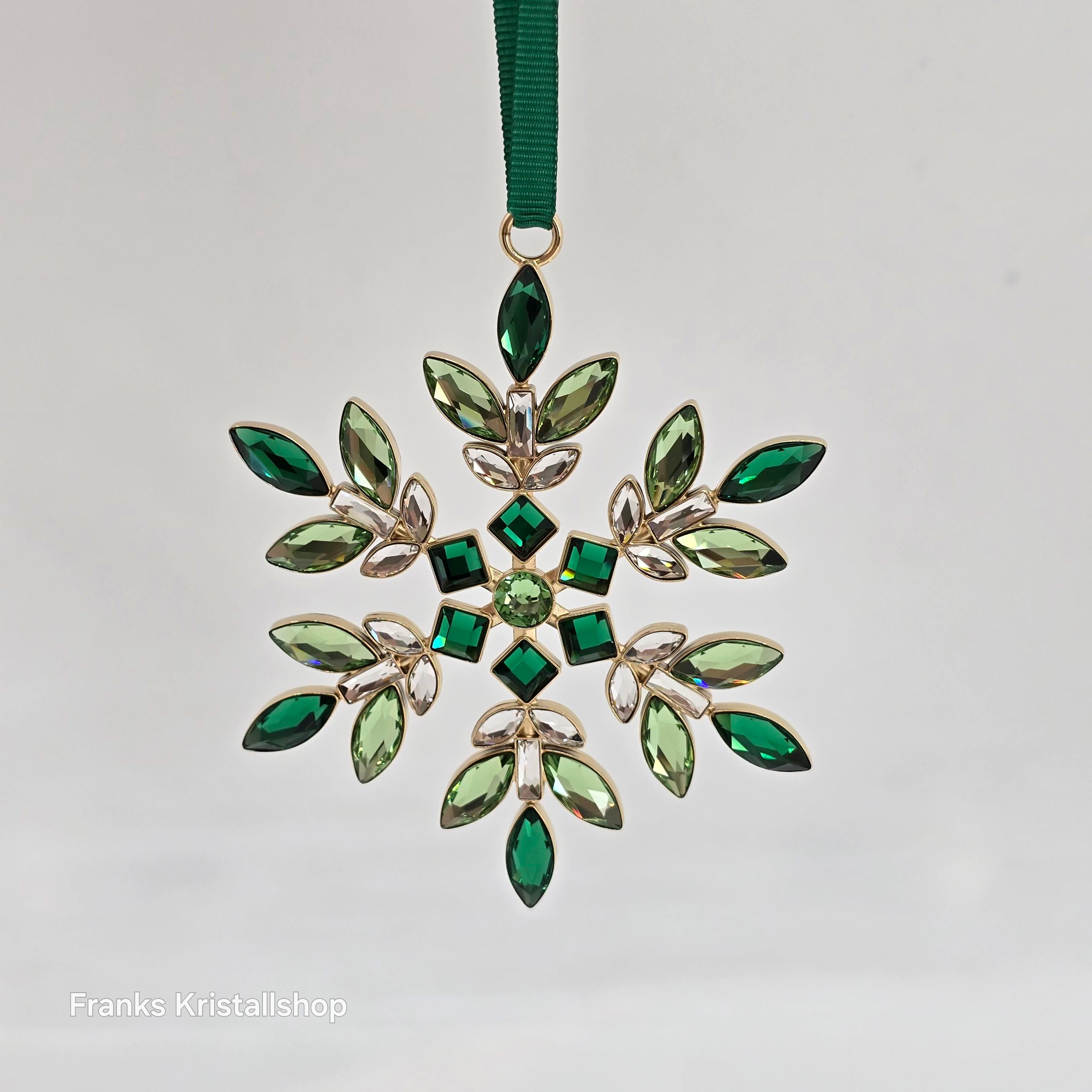 SWAROVSKI Weihnachtsstern Gema Grün Christmas Ornament 5691044