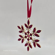 Lade das Bild in den Galerie-Viewer, SWAROVSKI Weihnachtsstern Gema Rot Christmas Ornament 5691041
