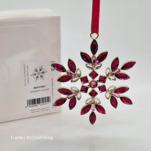 Lade das Bild in den Galerie-Viewer, SWAROVSKI Weihnachtsstern Gema Rot Christmas Ornament 5691041
