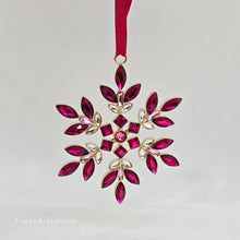 Lade das Bild in den Galerie-Viewer, SWAROVSKI Weihnachtsstern Gema Rot Christmas Ornament 5691041
