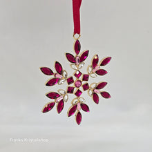 Lade das Bild in den Galerie-Viewer, SWAROVSKI Weihnachtsstern Gema Rot Christmas Ornament 5691041
