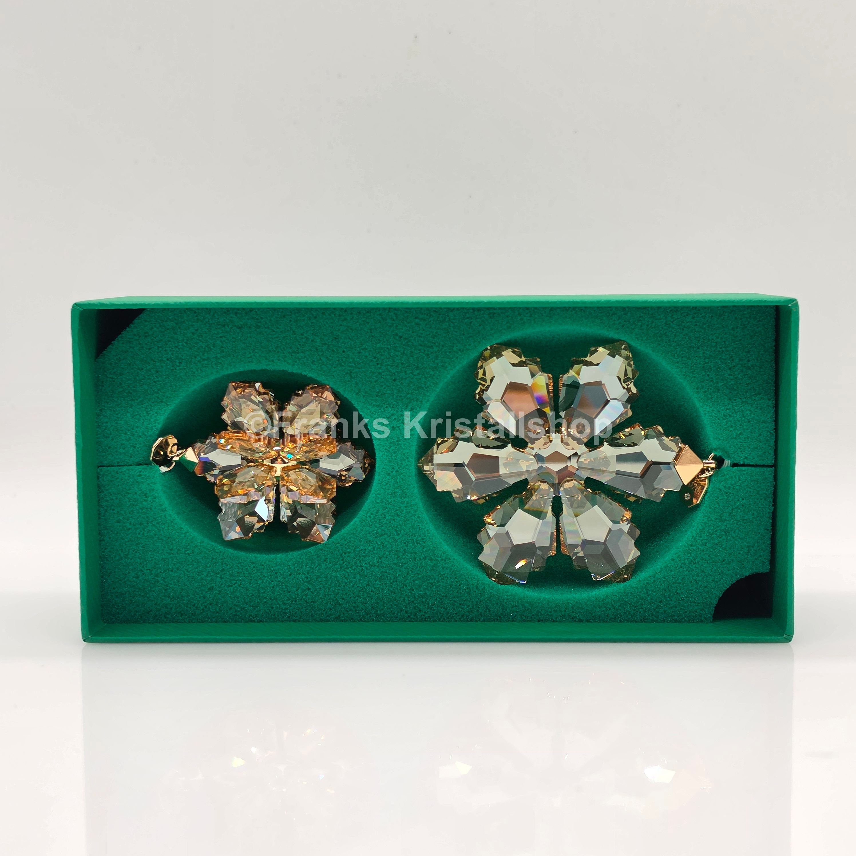 Swarovski Weihnachtsstern Set 2026 Gold Festive 3D Ornament 5732530