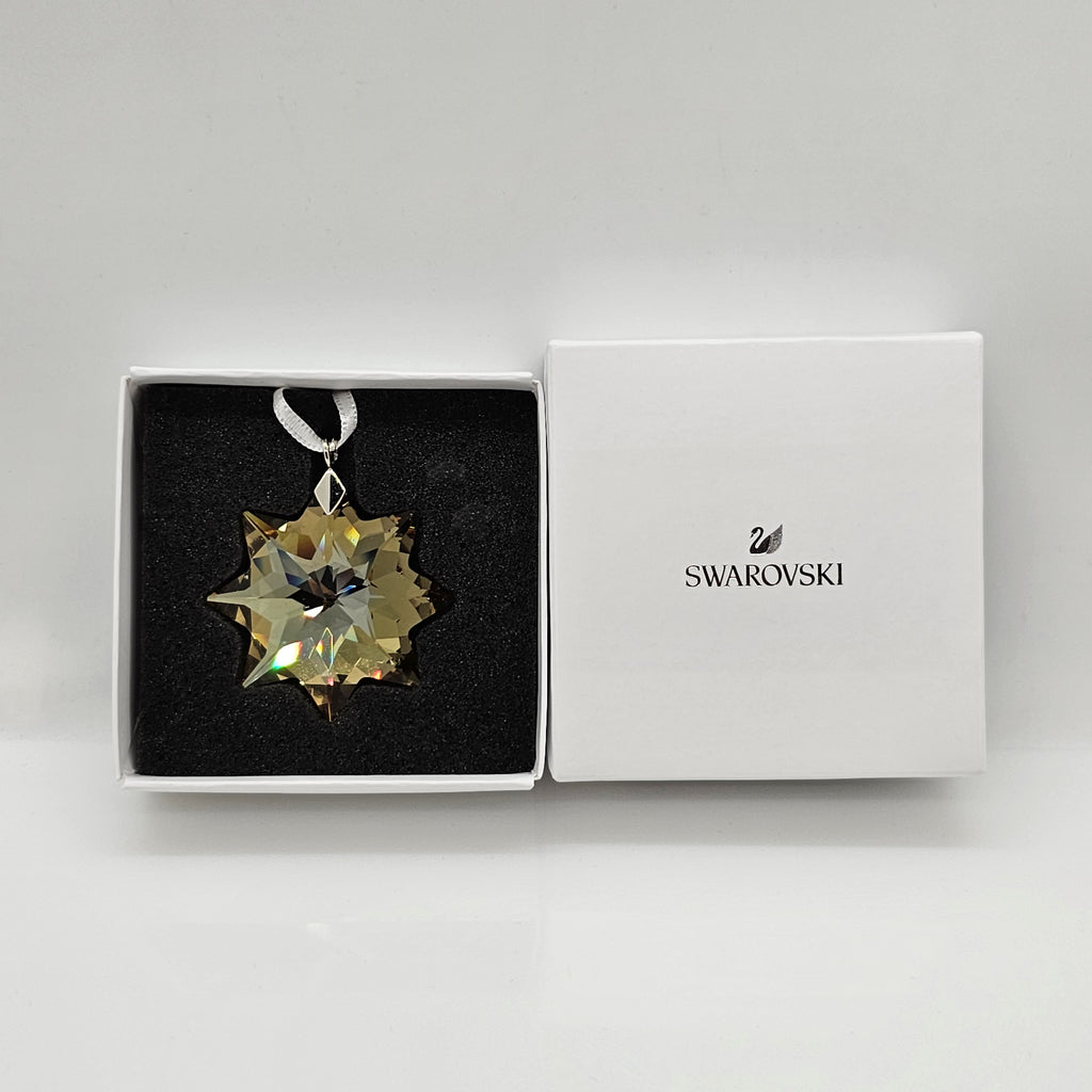 SWAROVSKI Weihnachtsstern 2016 Sonderausgabe Star Ornament Gold 5268523