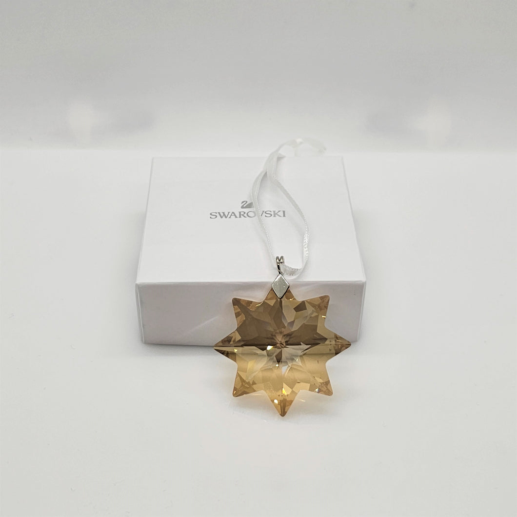 SWAROVSKI Weihnachtsstern 2016 Sonderausgabe Star Ornament Gold 5268523