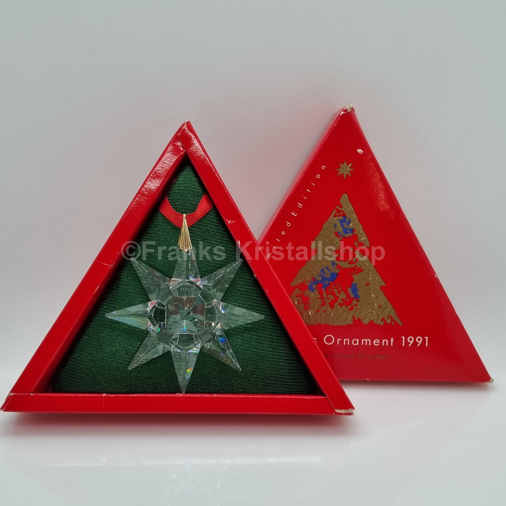 SWAROVSKI Weihnachtsstern 1991  Franks Kristall Shop