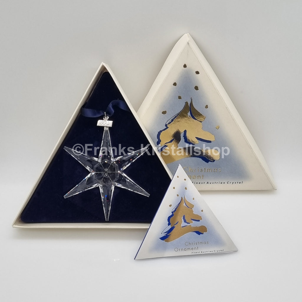 SWAROVSKI Weihnachtsstern 1993 Groß Klar 174969