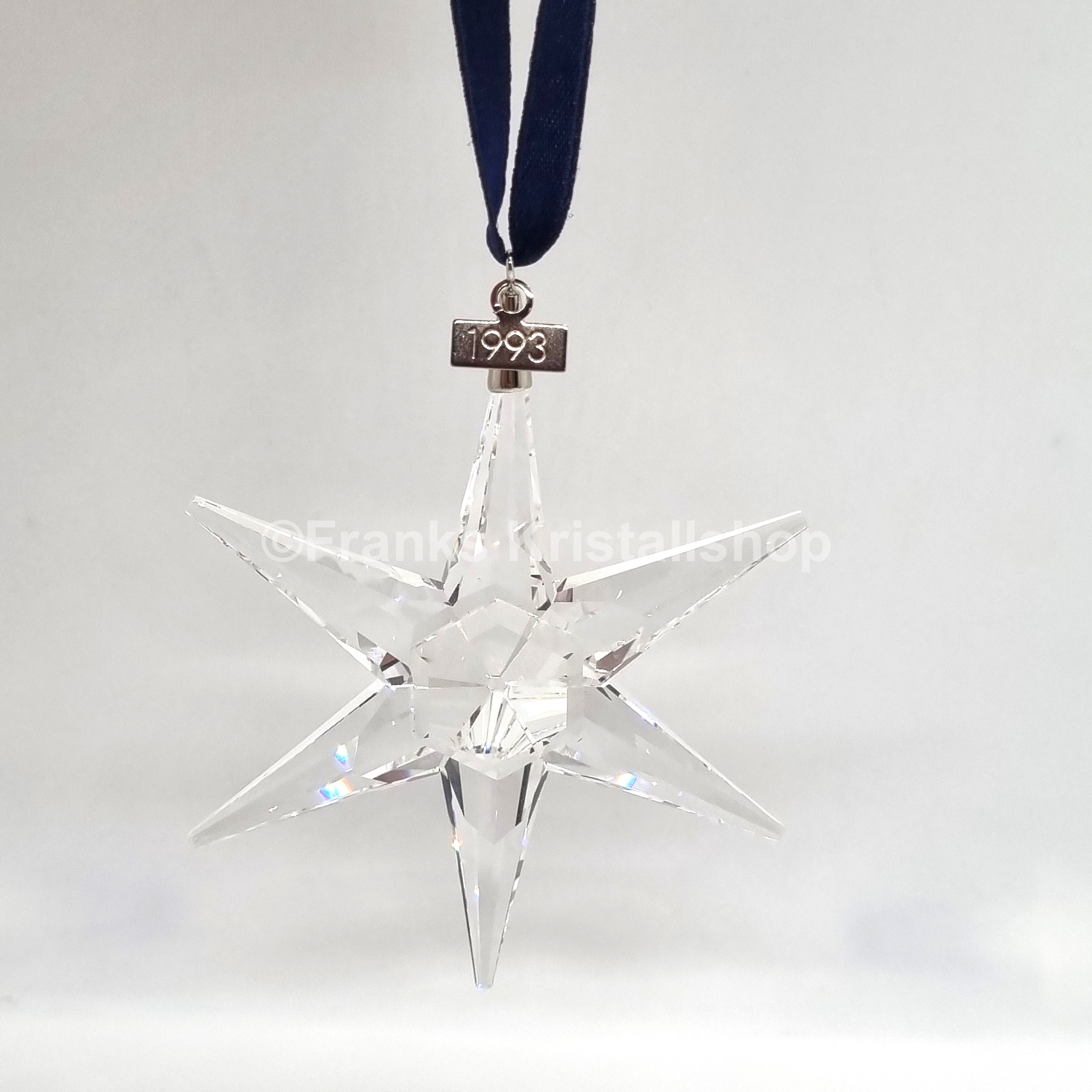 SWAROVSKI Weihnachtsstern 1993 Groß Klar 174969