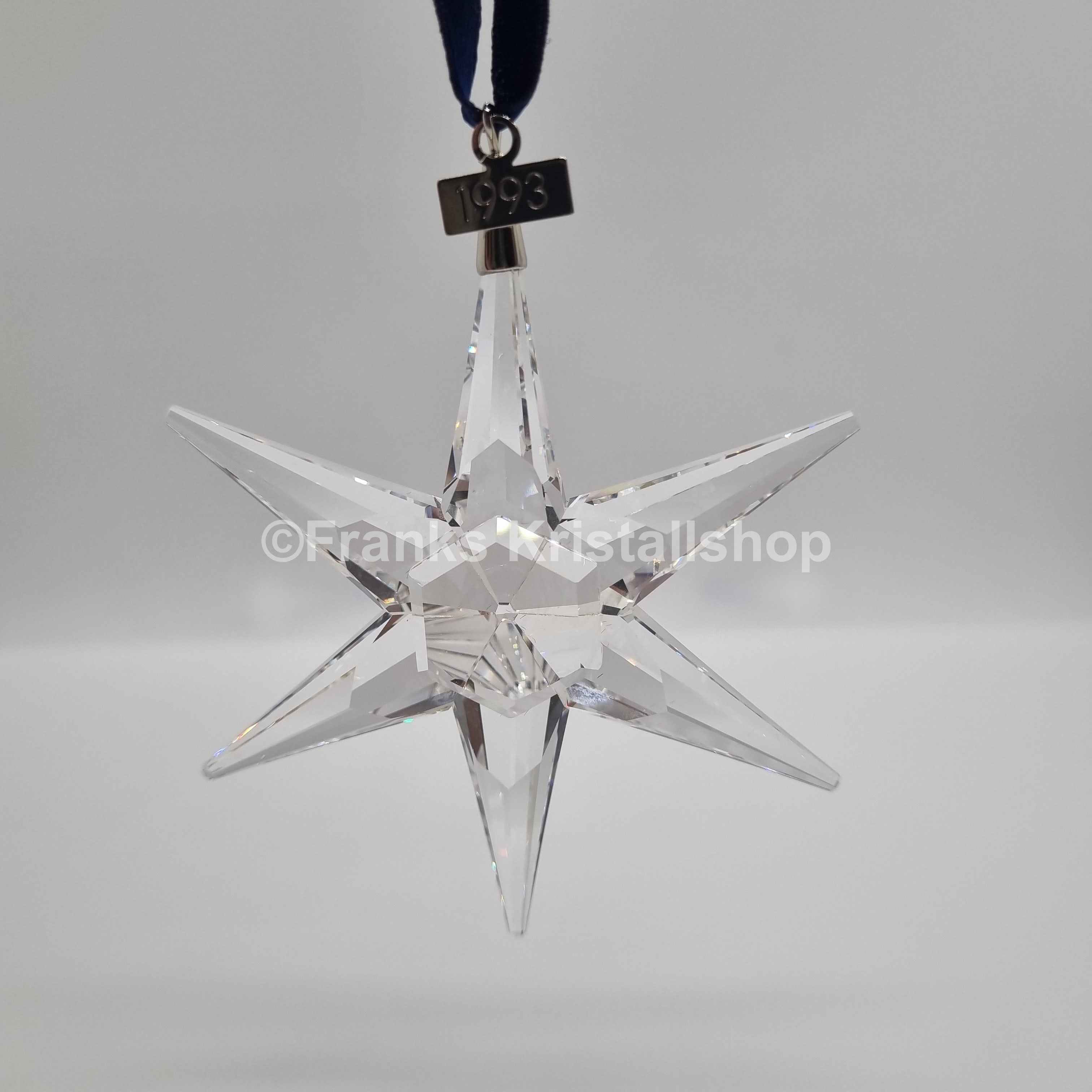 SWAROVSKI Weihnachtsstern 1993 Groß Klar 174969