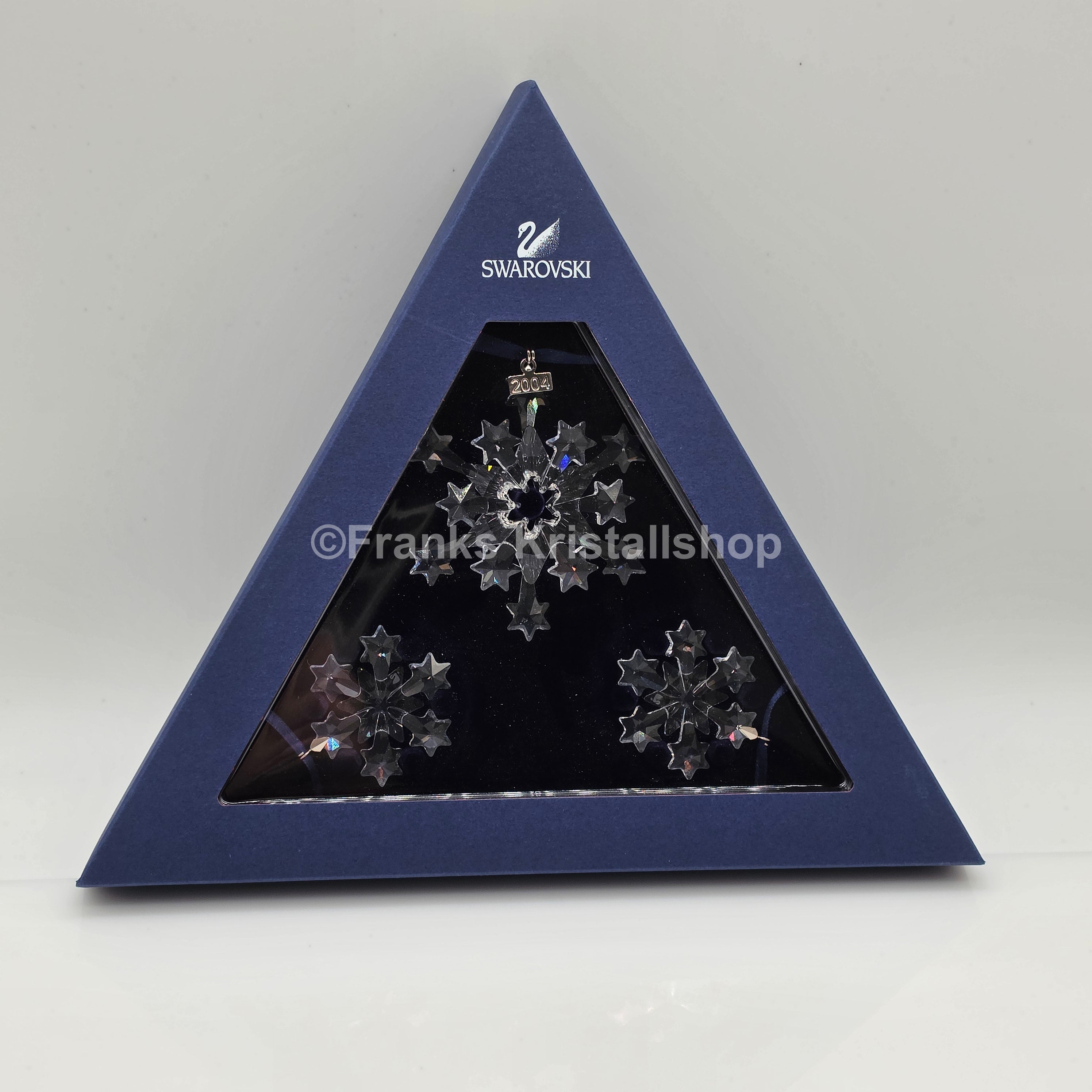SWAROVSKI Weihnachtsstern 2004 klar 3er Set 682961