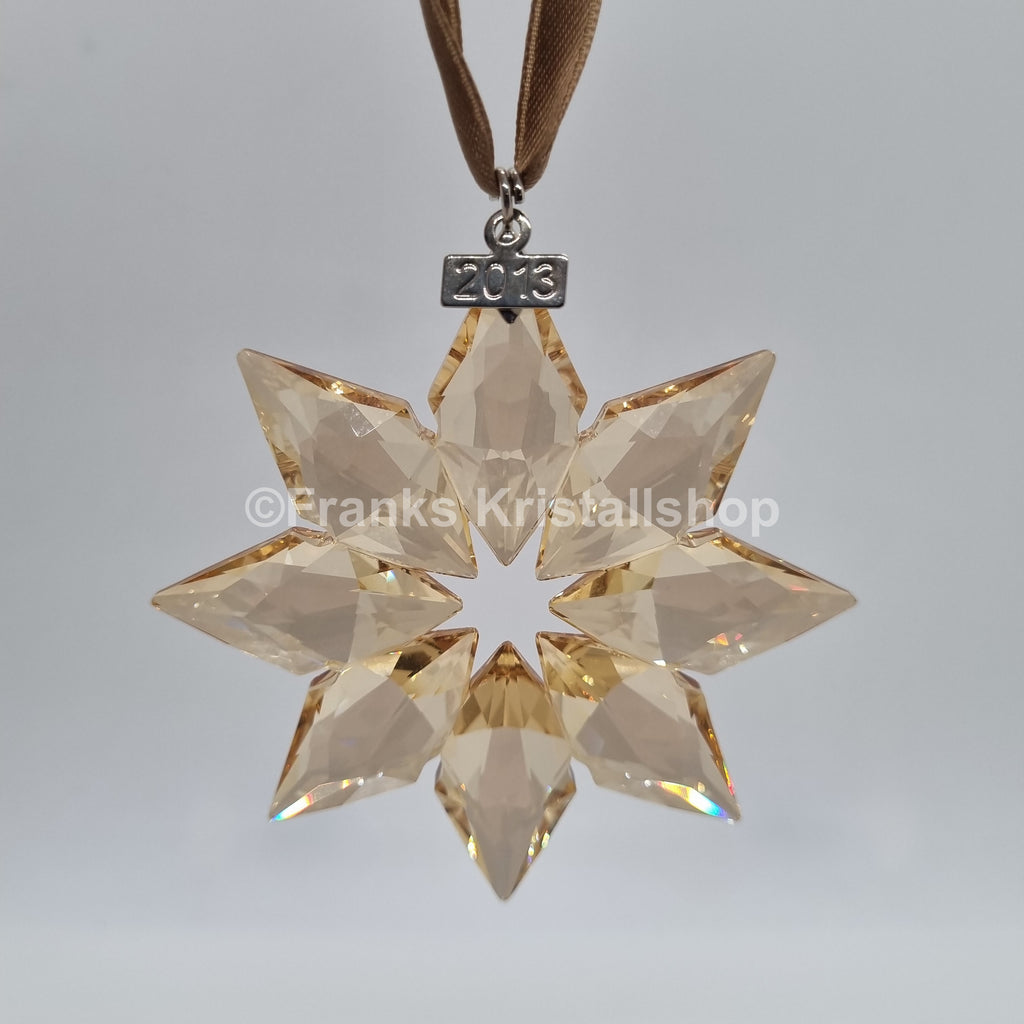 SWAROVSKI Weihnachtsstern 2013 Groß Gold SCS 5004491