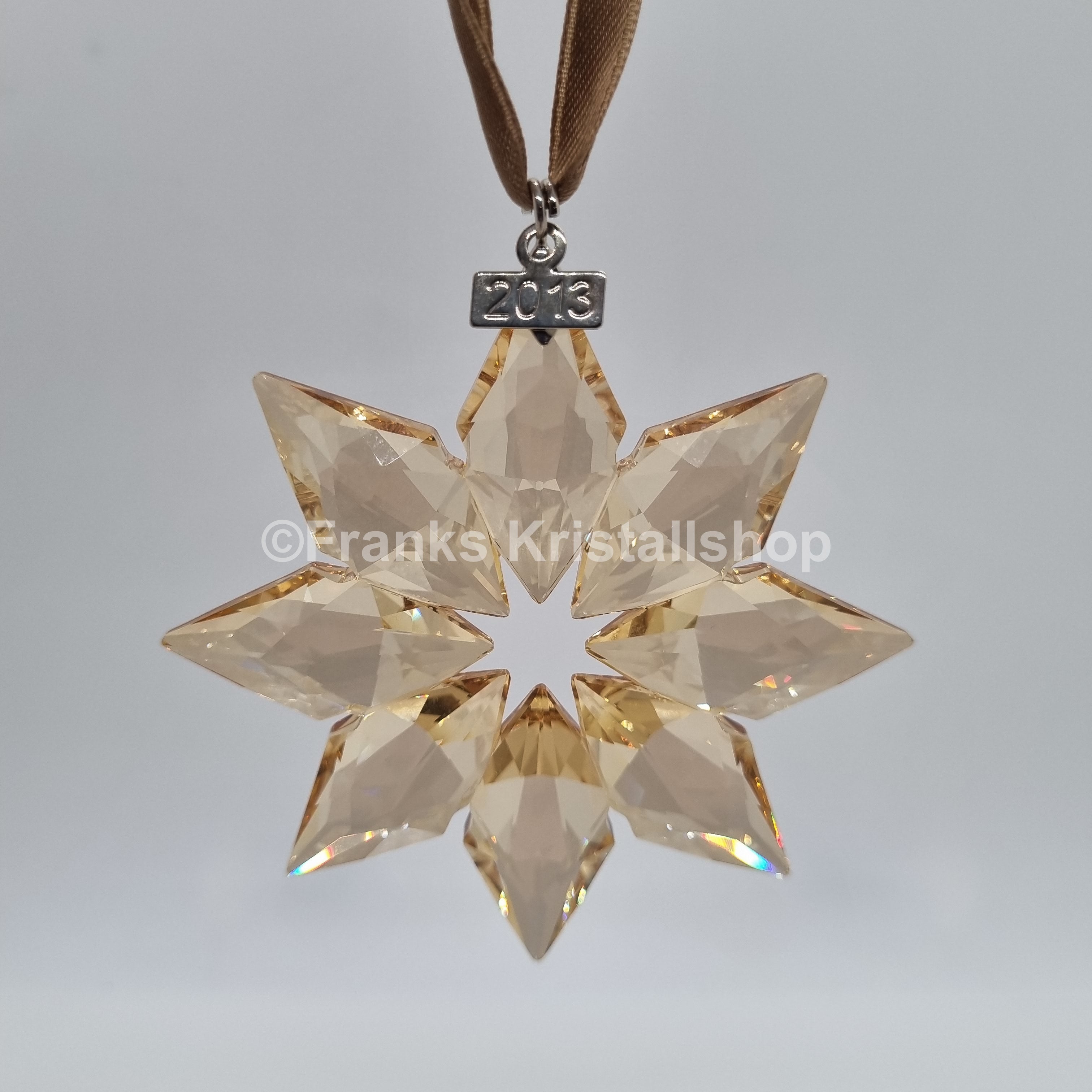 SWAROVSKI Weihnachtsstern 2013 Groß Gold SCS 5004491
