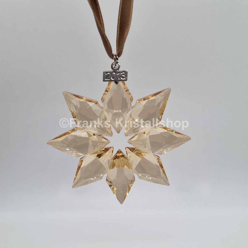 SWAROVSKI Weihnachtsstern 2013 Groß Gold SCS 5004491