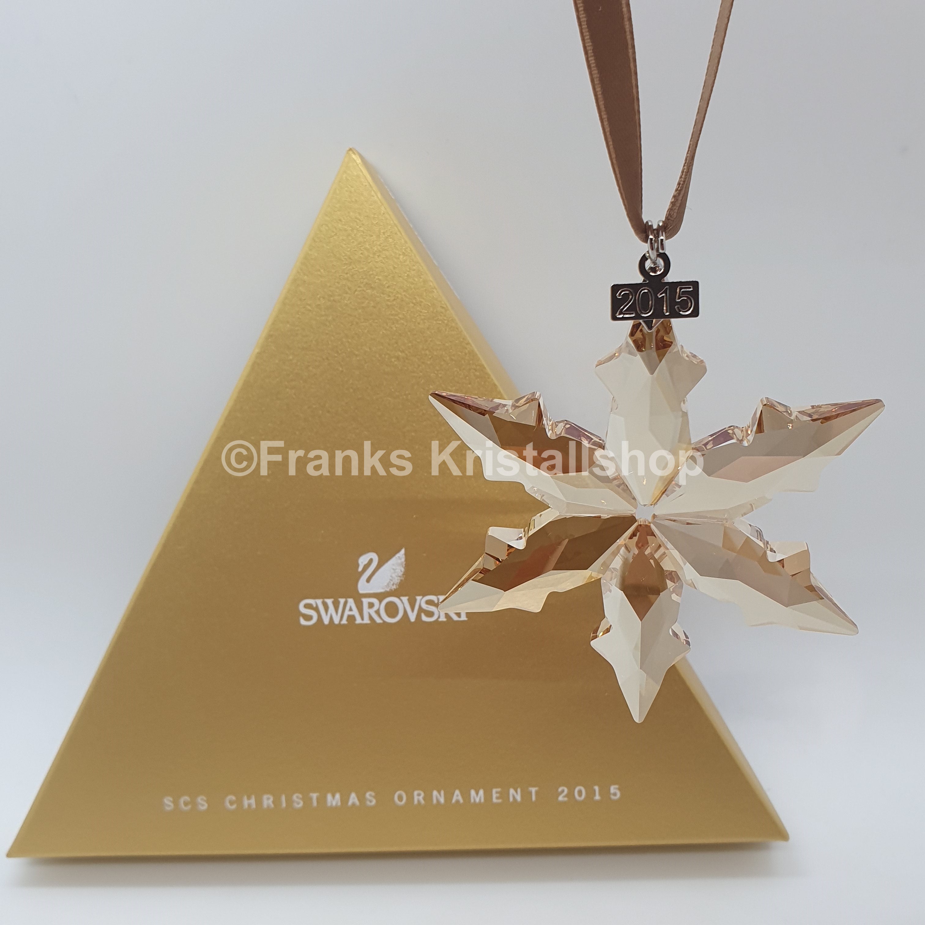 SWAROVSKI Weihnachtsstern 2015 groß Gold SCS 5135903