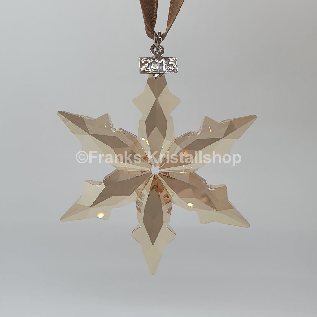 SWAROVSKI Weihnachtsstern 2015 groß Gold SCS 5135903