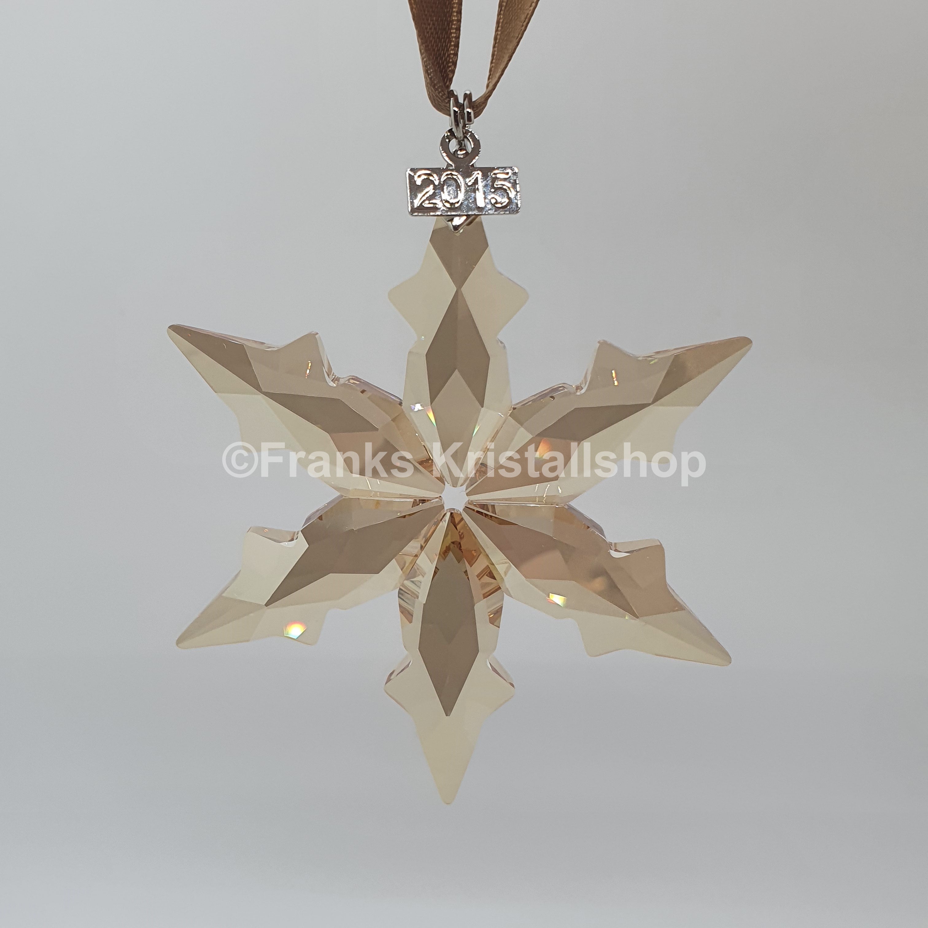 SWAROVSKI Weihnachtsstern 2015 groß Gold SCS 5135903