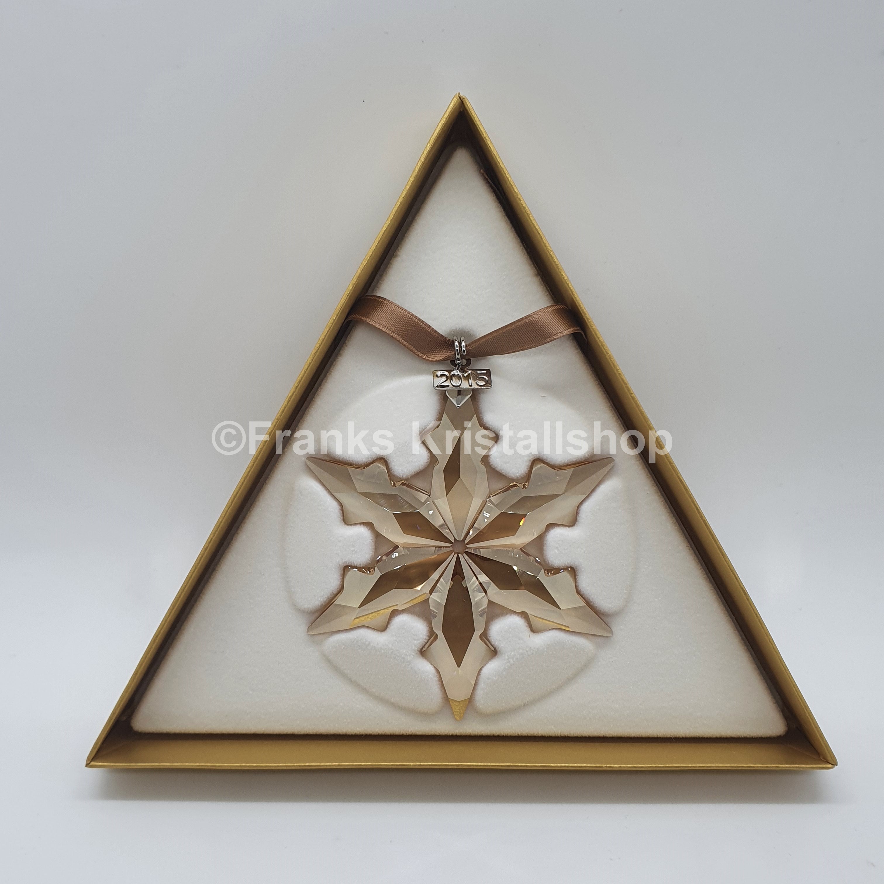 SWAROVSKI Weihnachtsstern 2015 groß Gold SCS 5135903