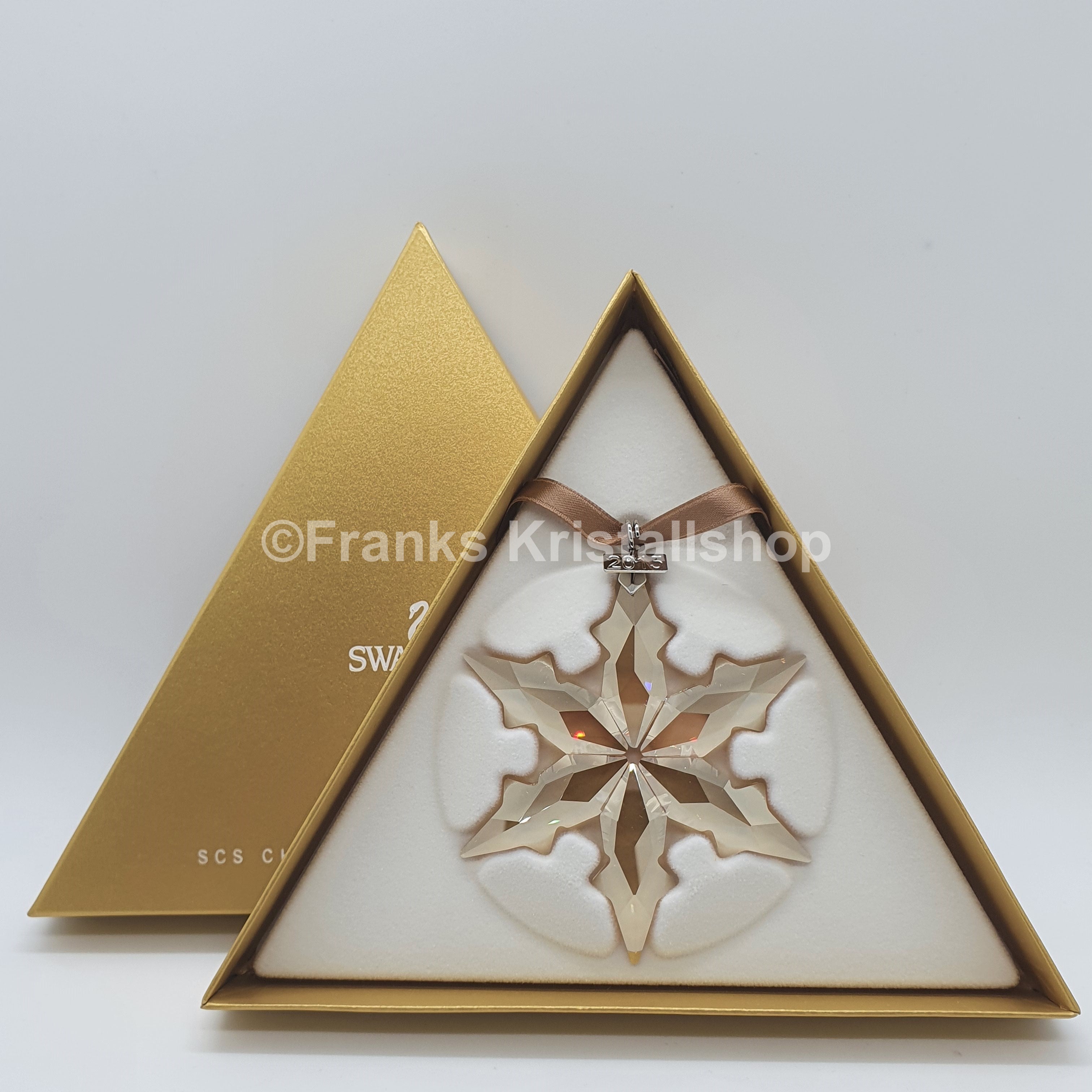 SWAROVSKI Weihnachtsstern 2015 groß Gold SCS 5135903