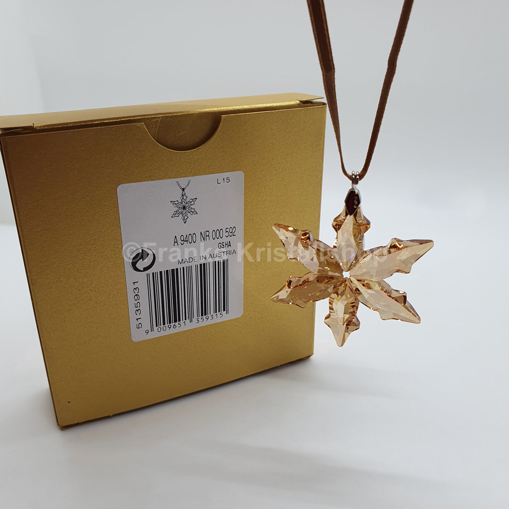 SWAROVSKI Weihnachtsstern 2015 klein Gold SCS 5135931
