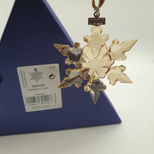 Lade das Bild in den Galerie-Viewer, SWAROVSKI Weihnachtsstern 2020 Gold Groß Festive Ornament 5489192
