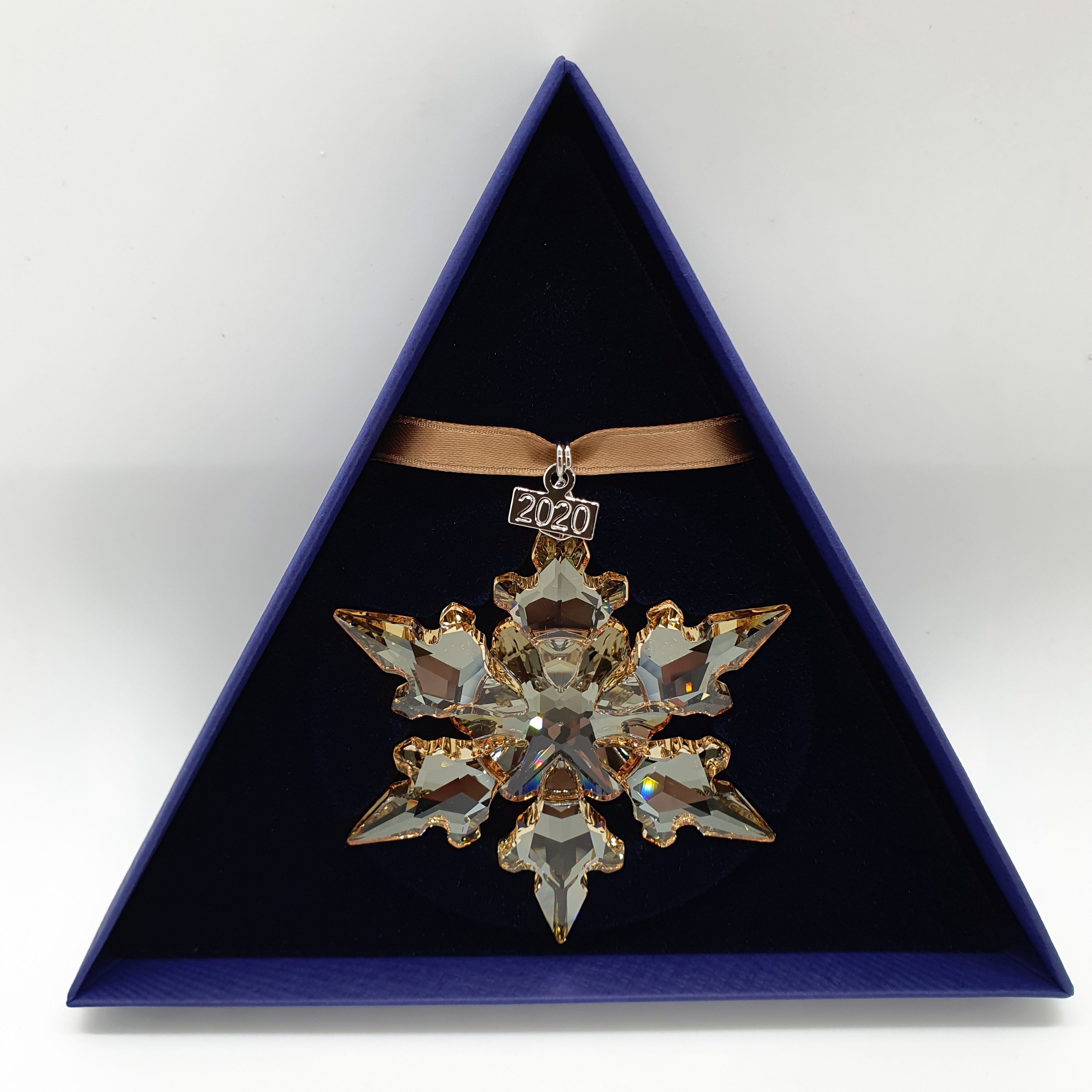 SWAROVSKI Weihnachtsstern 2020 Gold Groß Festive Ornament 5489192