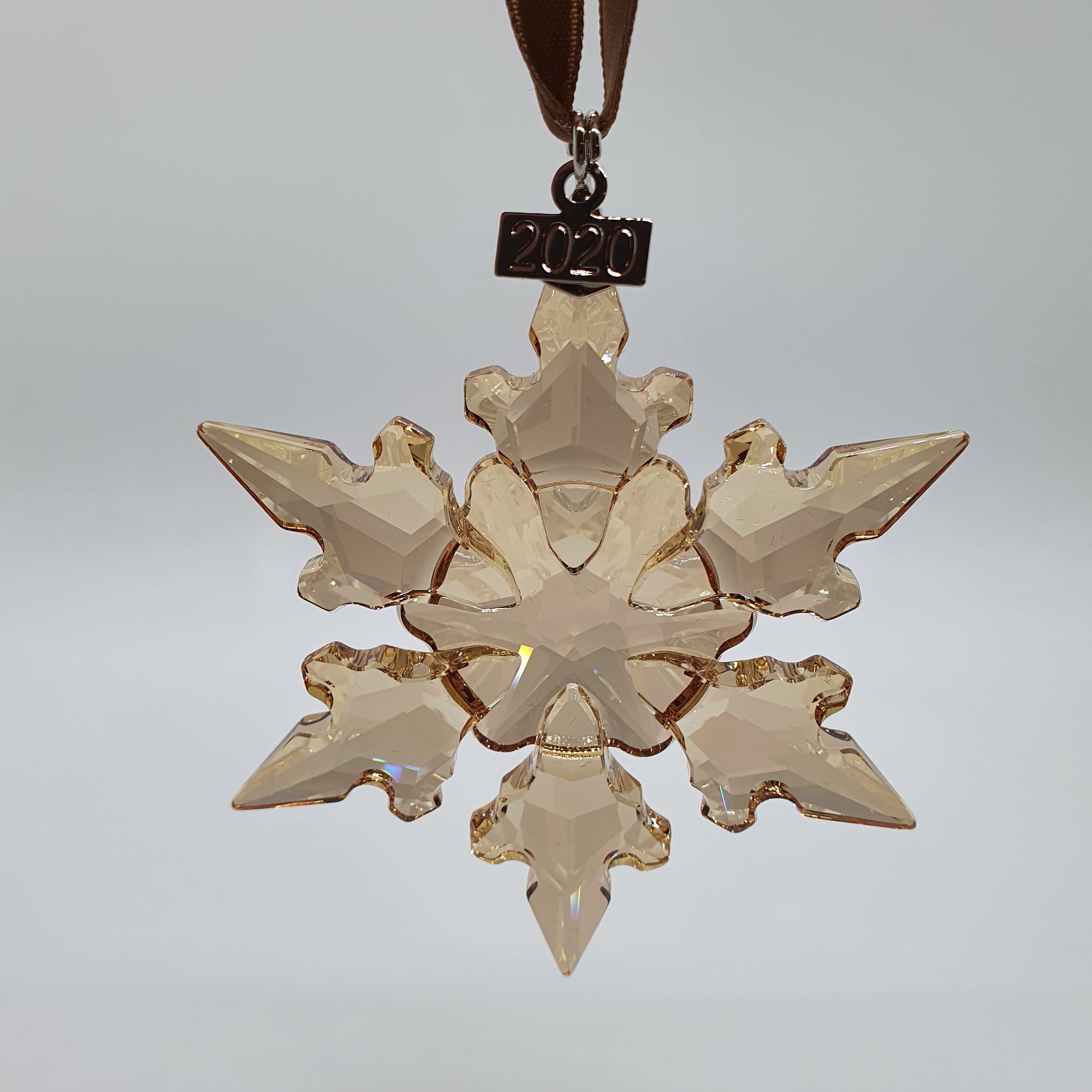 SWAROVSKI Weihnachtsstern 2020 Gold Groß Festive Ornament 5489192