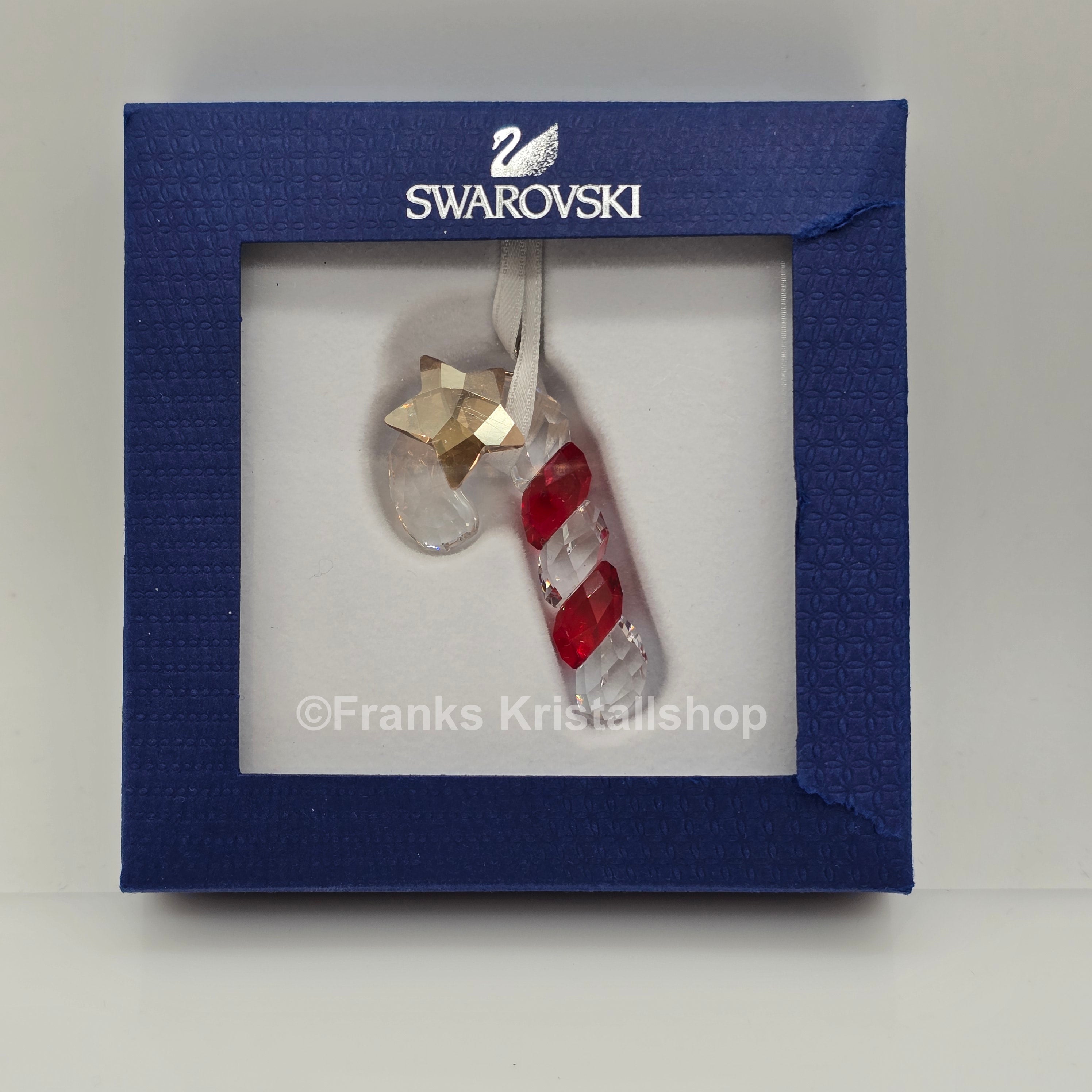 SWAROVSKI Weihnachtsstrumpf, Herz, Zuckerstangen Ornament Set 1054670