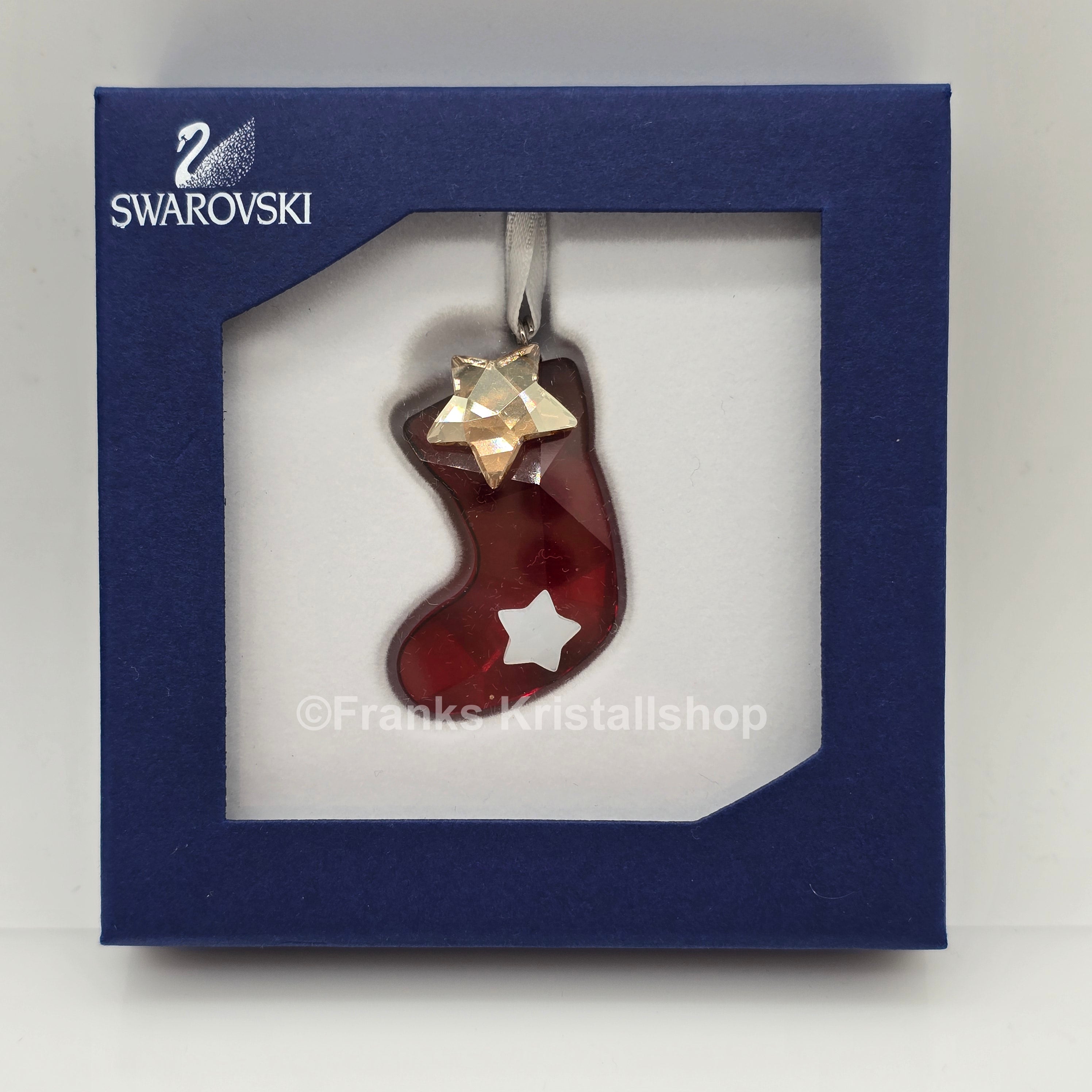 SWAROVSKI Weihnachtsstrumpf, Herz, Zuckerstangen Ornament Set 1054670