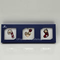 SWAROVSKI Weihnachtsstrumpf, Herz, Zuckerstangen Ornament Set 1054670
