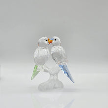 Lade das Bild in den Galerie-Viewer, SWAROVSKI Wellensittiche Color 680627 oU
