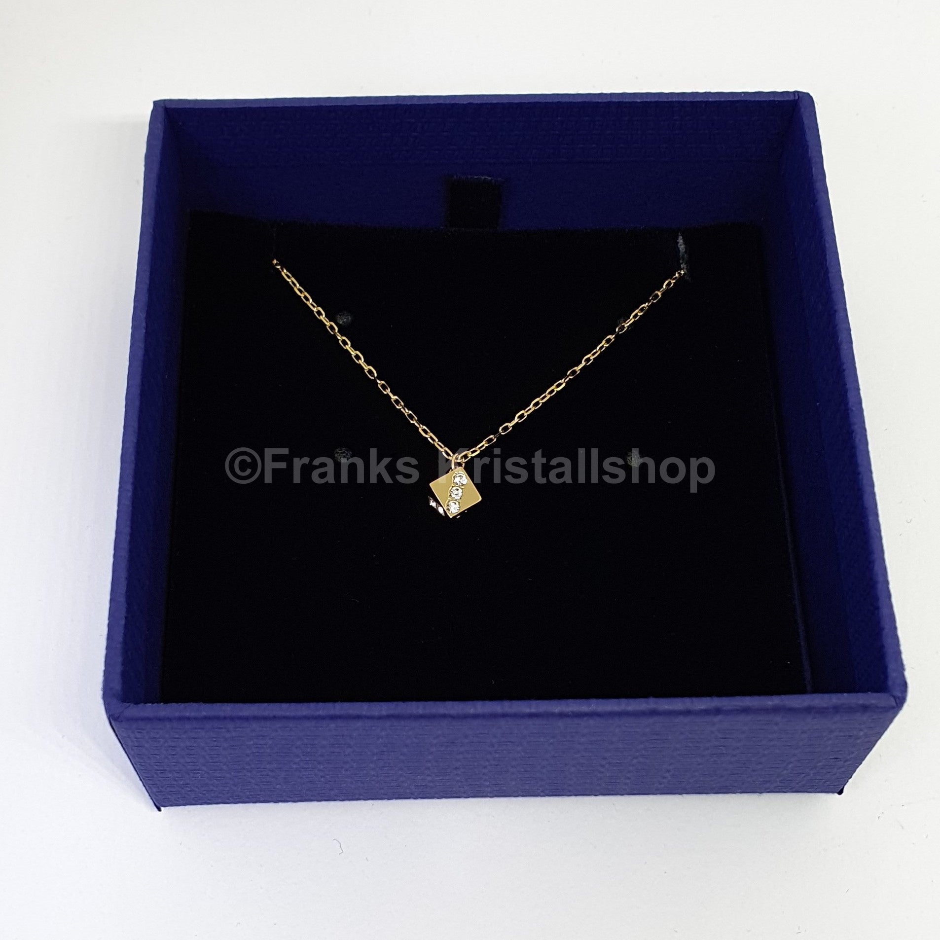 SWAROVSKI Würfel Halskette Tarot, Vergoldet 5523560