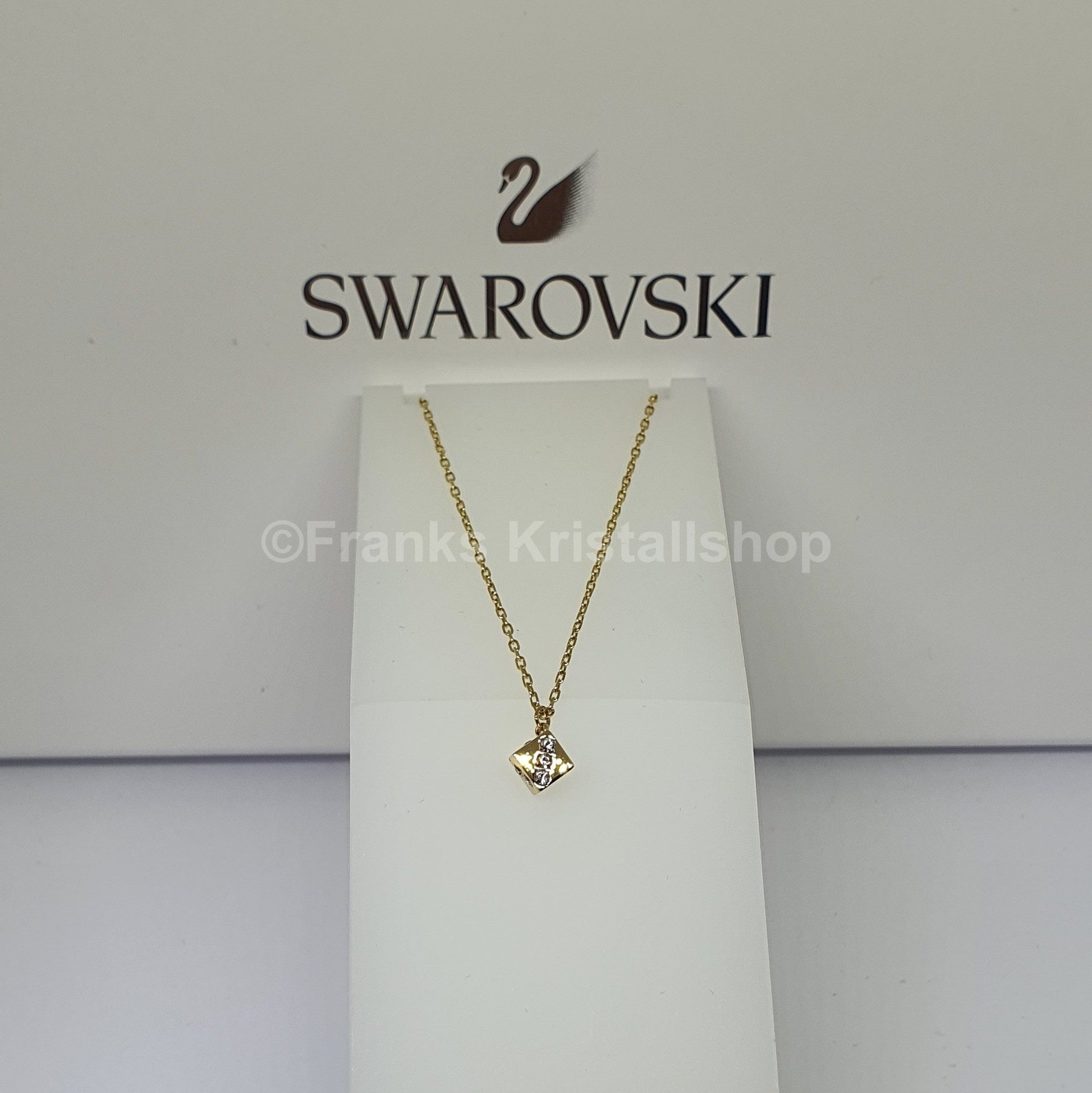 SWAROVSKI Würfel Halskette Tarot, Vergoldet 5523560