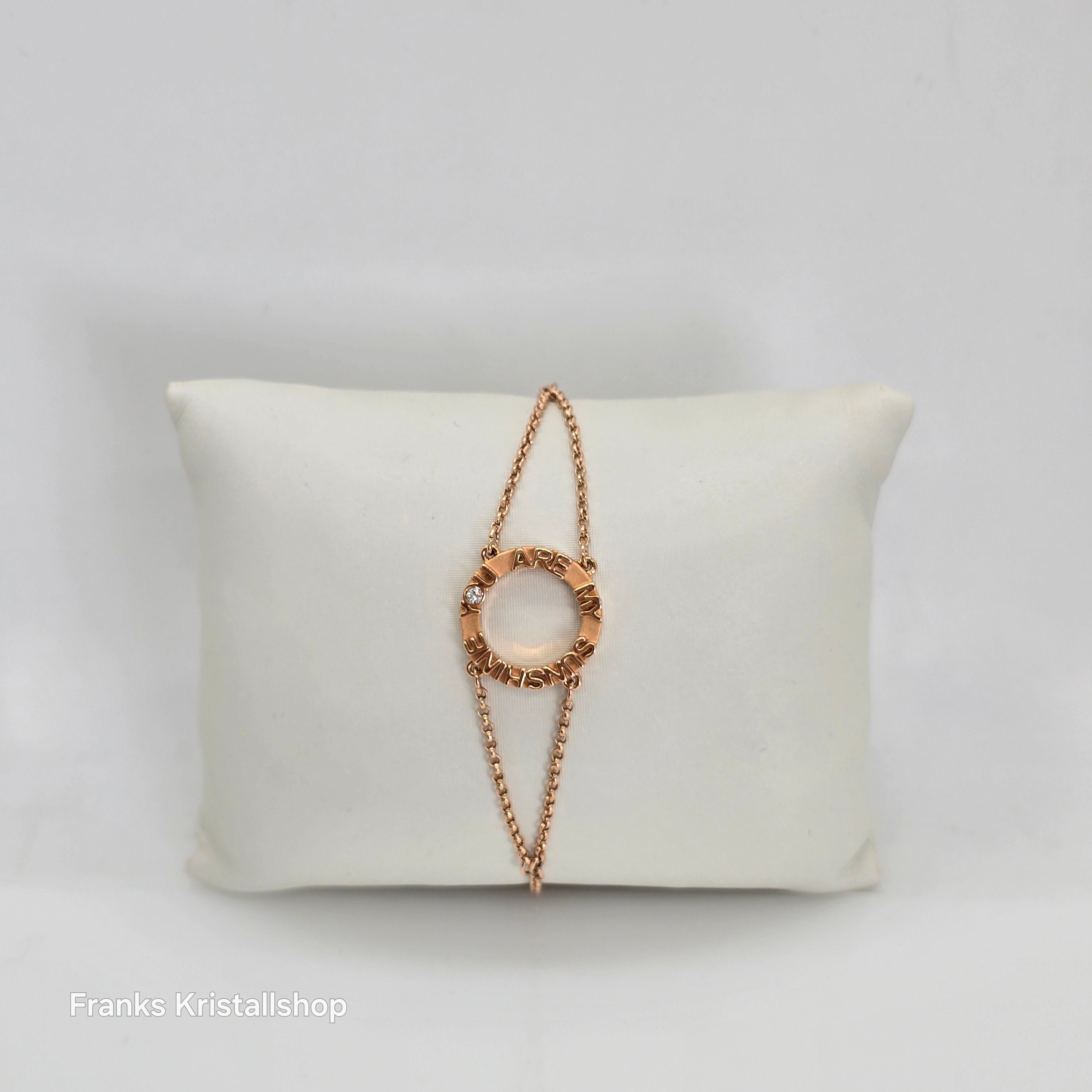 SWAROVSKI You Are My Sunshine Armband Roségold-Legierungsschicht 5636442